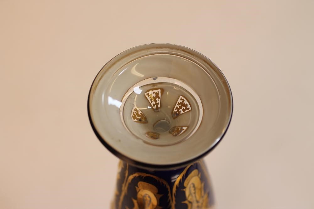 A BOHEMIAN GLASS VASE Image