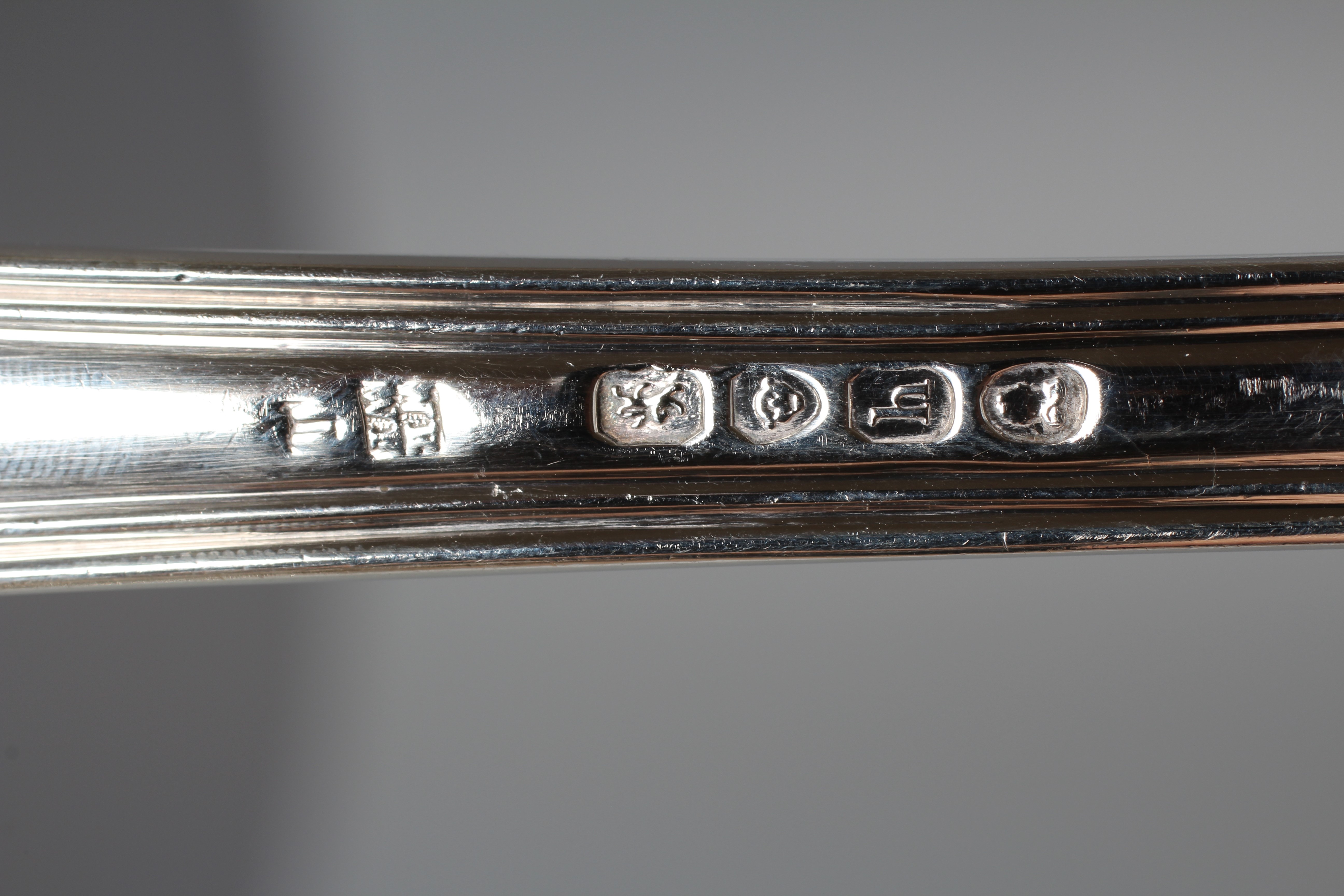 A GEORGE IV COBURG PATTERN SOUP LADLE by Williams Fearn & Eley, London 1823, with oyster heel and Image