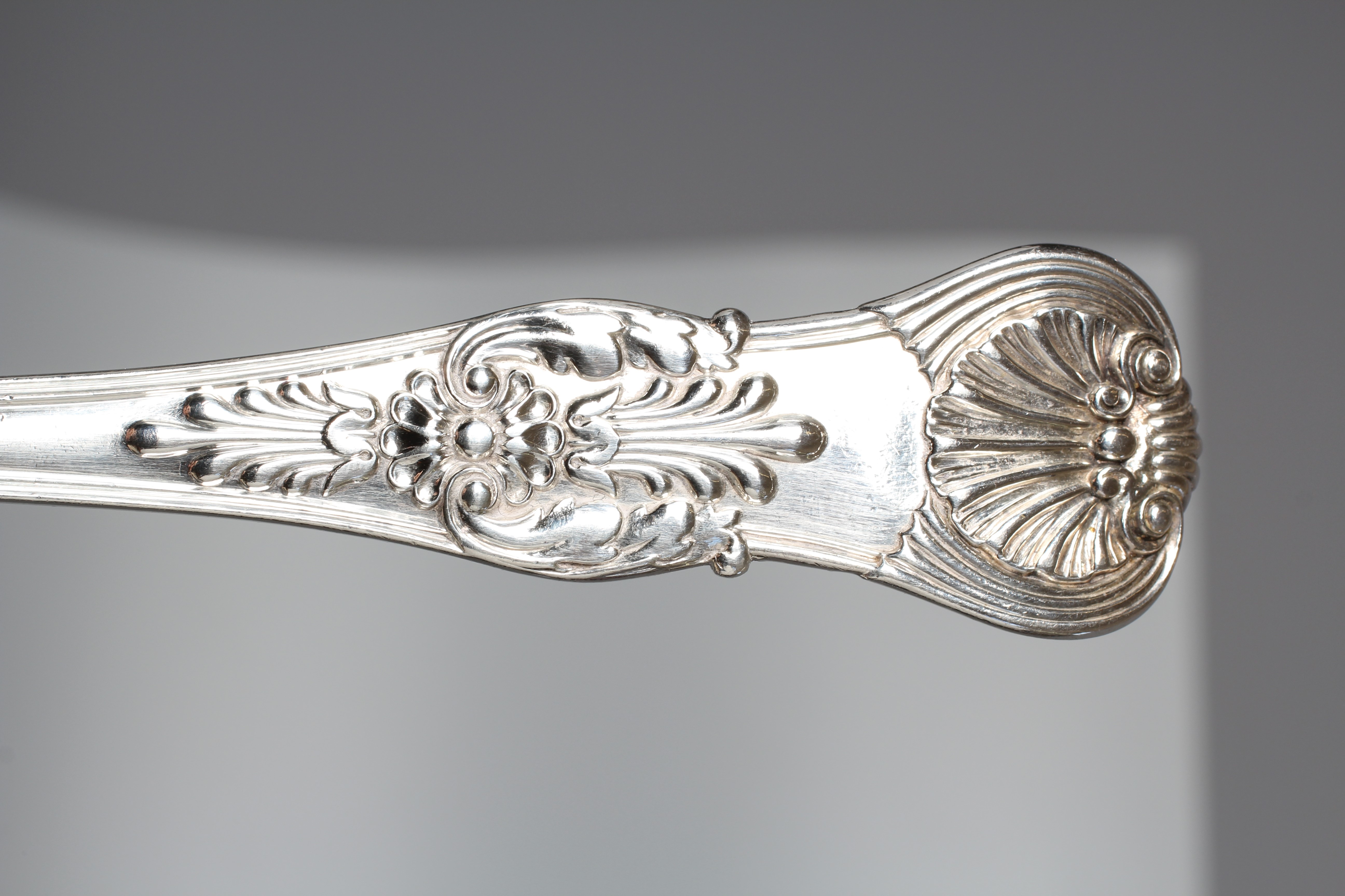 A GEORGE IV COBURG PATTERN BASTING SPOON by Williams Fearn & Eley, London 1823, with oyster heel and Image