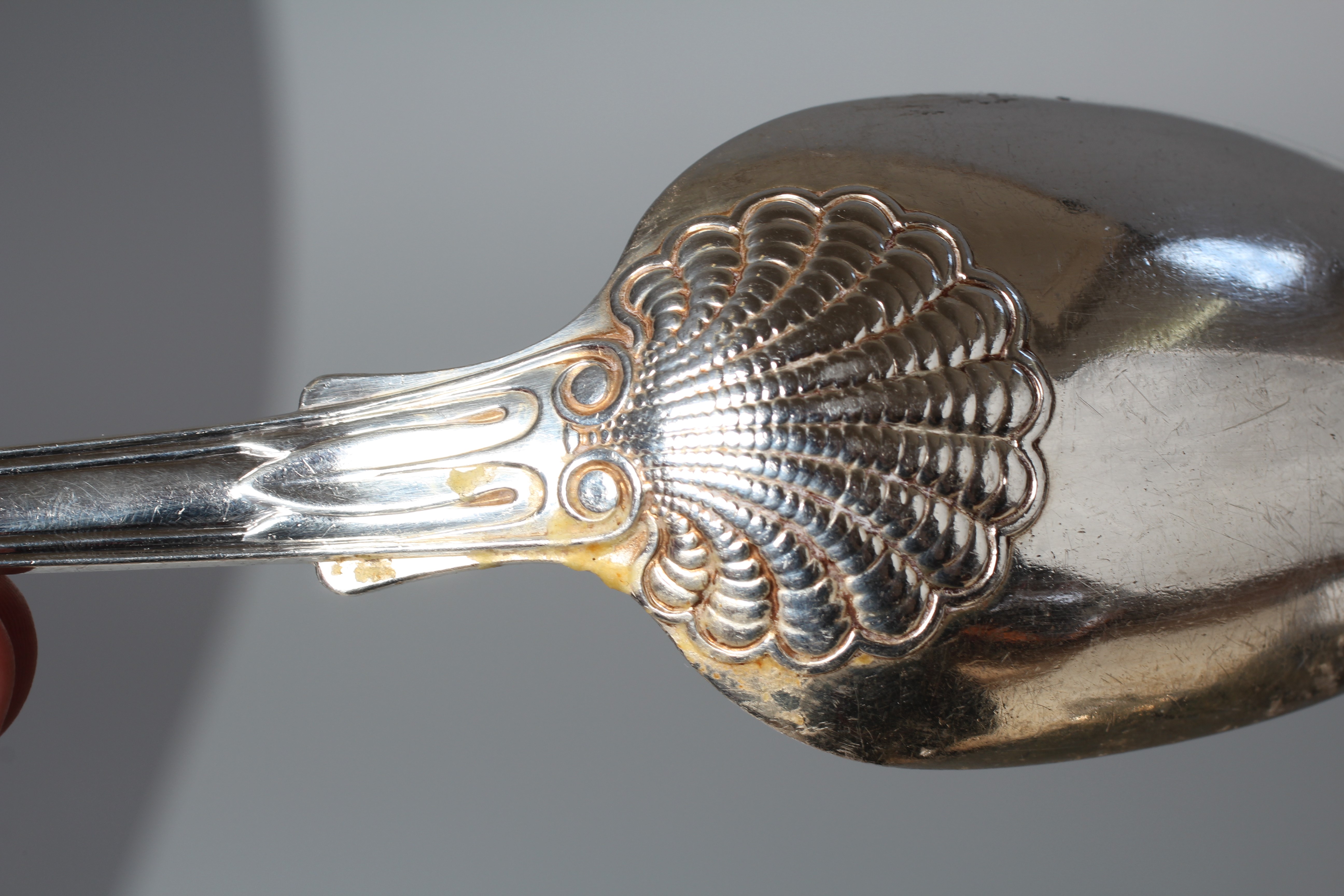 A GEORGE IV COBURG PATTERN BASTING SPOON by Williams Fearn & Eley, London 1823, with oyster heel and Image