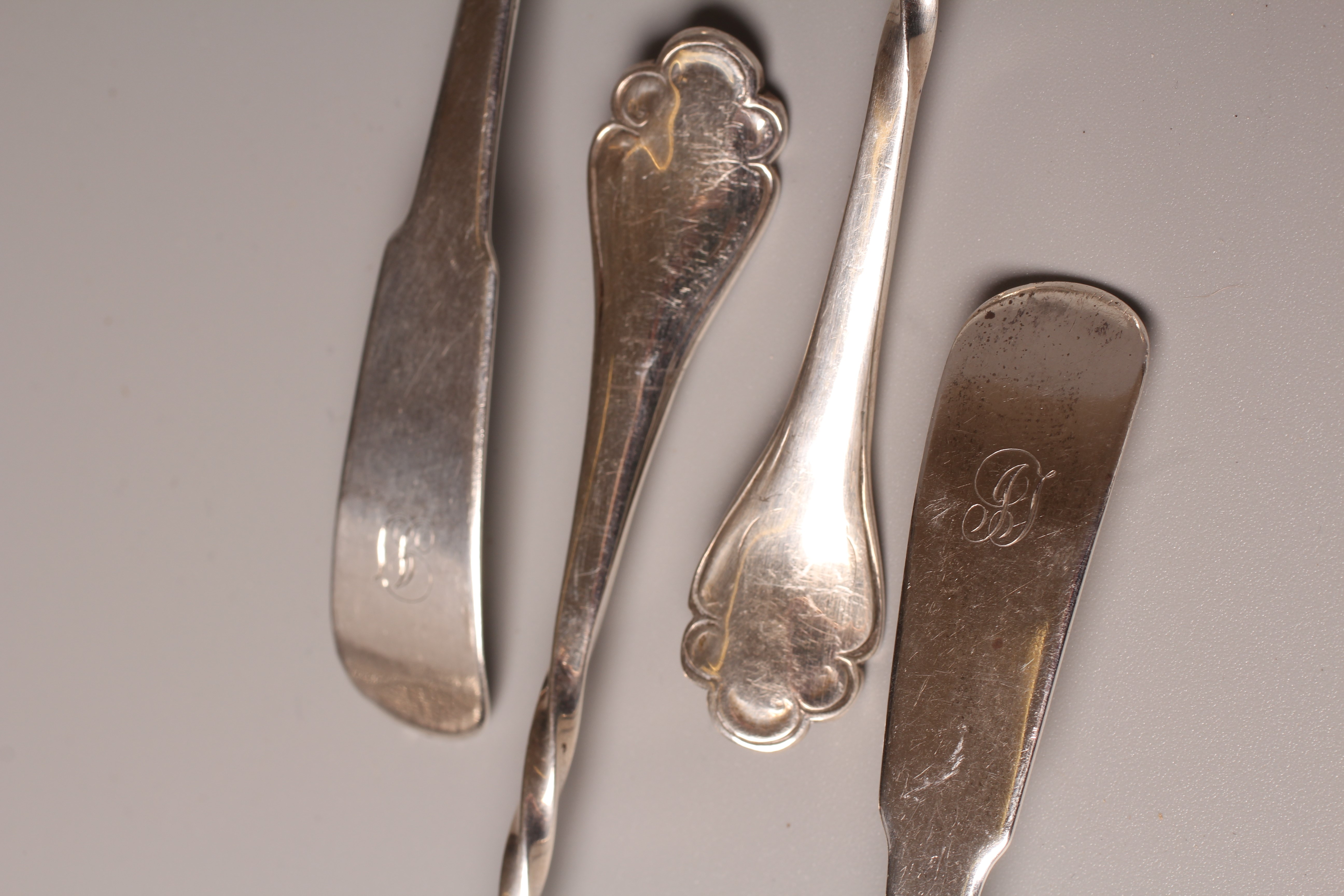 A PAIR OF VICTORIAN SCOTTISH TODDY LADLES probably by William Clarke Shaw Image