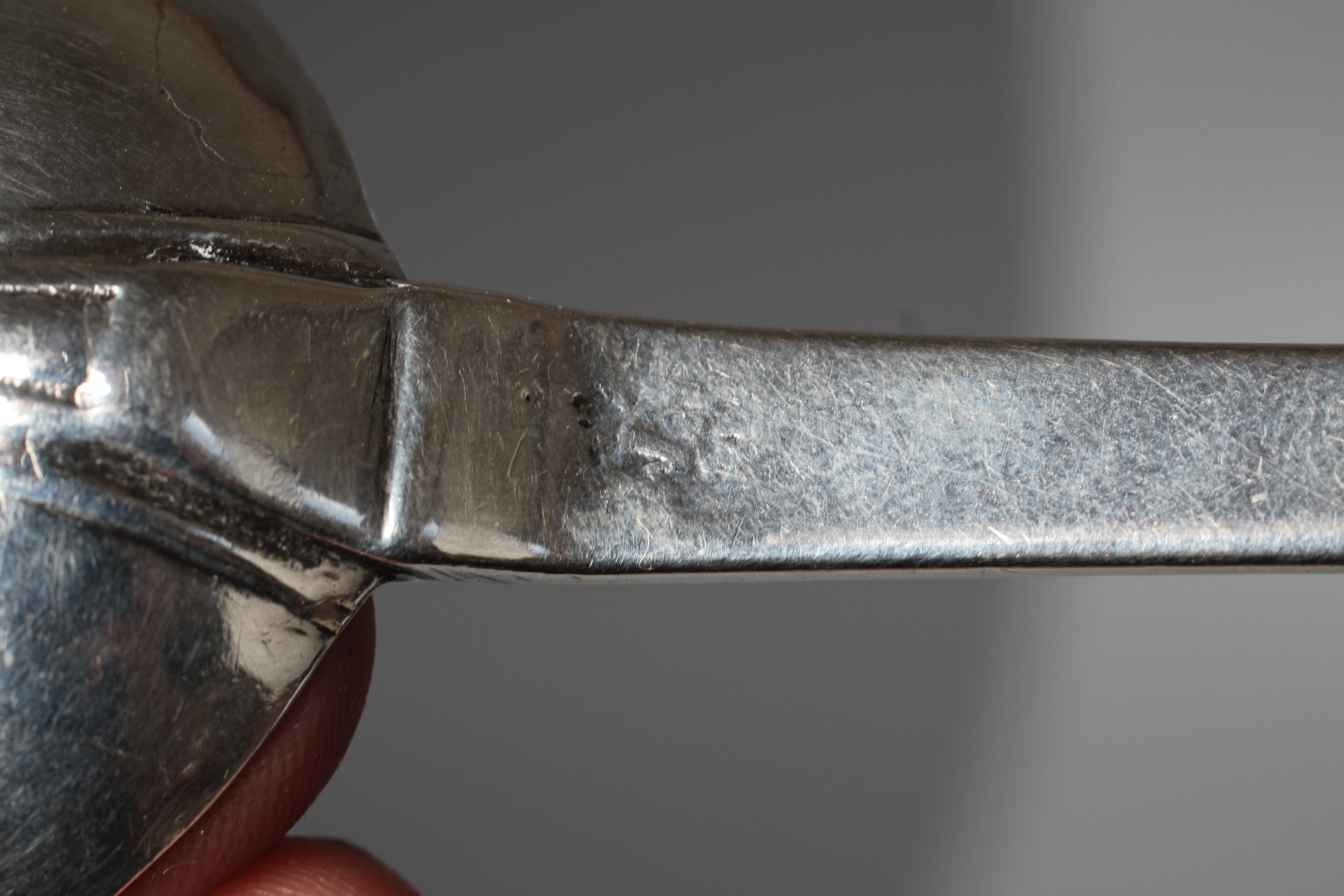 A JAMES II PROVINCIAL TREFID END SPOON by Kath Mangby, Hull c. 1685, with rat-tail oval bowl, the Image