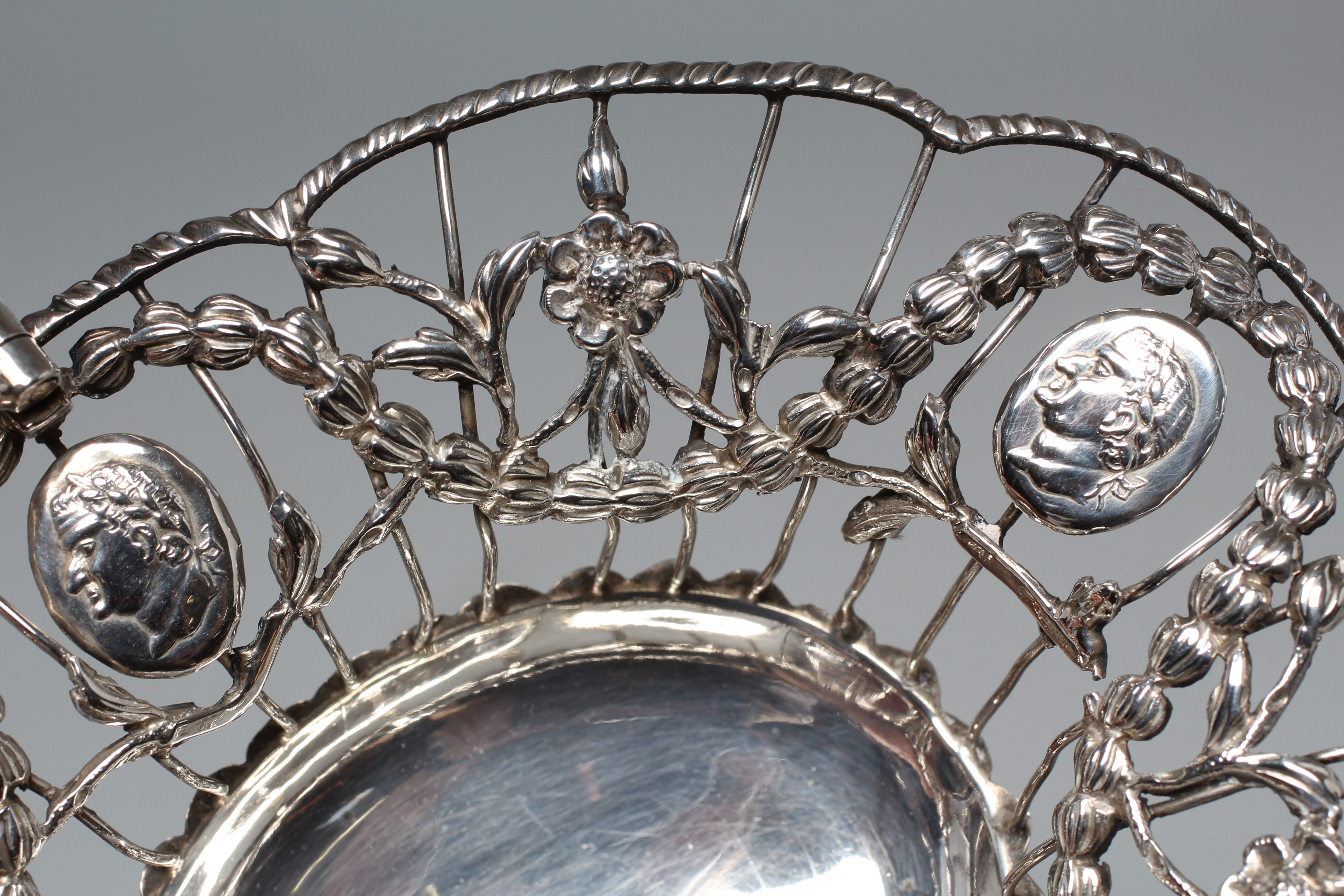 AN EARLY GEORGE III WIREWORK SWEETMEAT BASKET by Thomas Foster Image