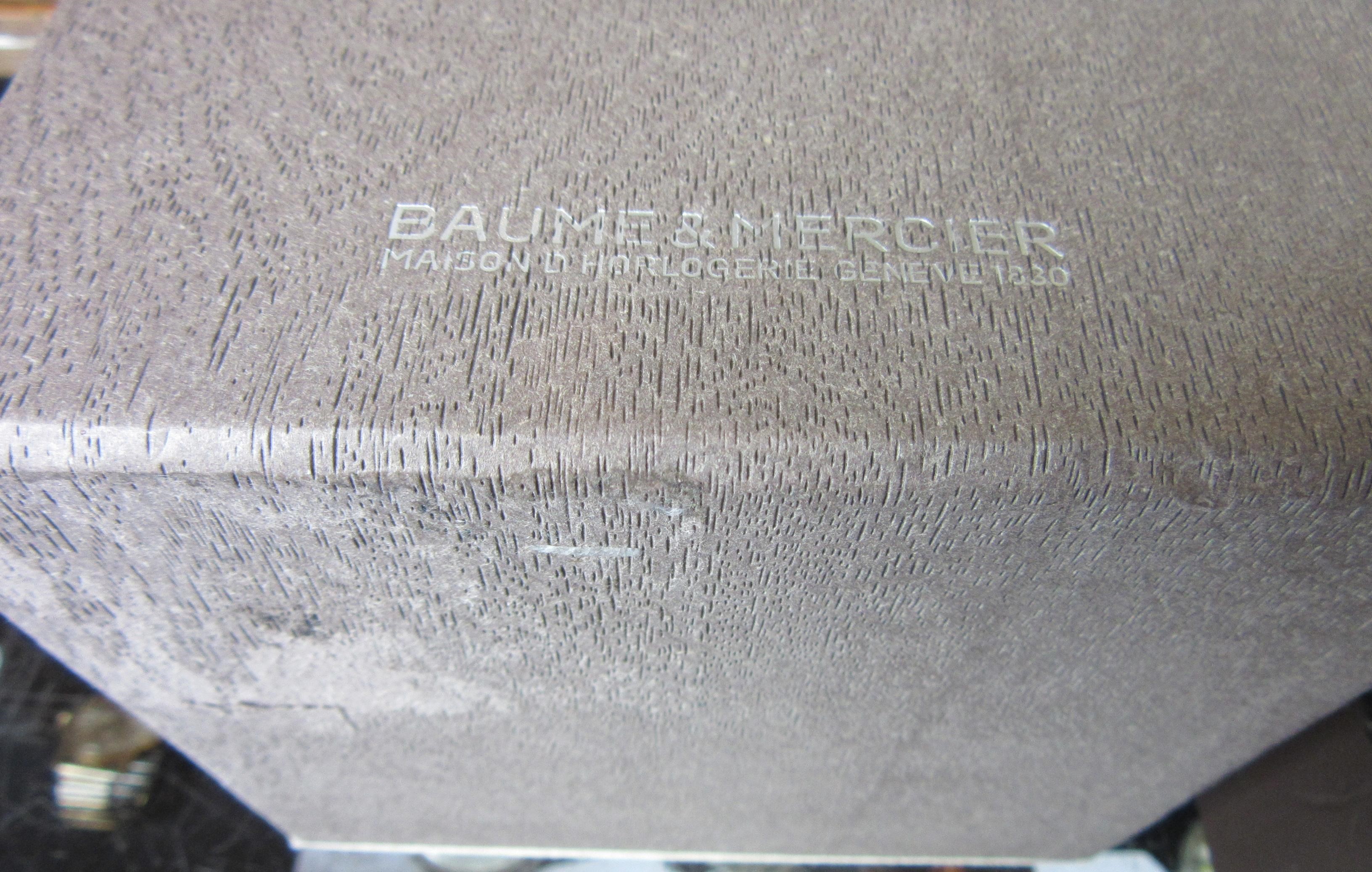 A GENTLEMAN'S BAUME & MERCIER STAINLESS SHOGUN WRISTWATCH Image