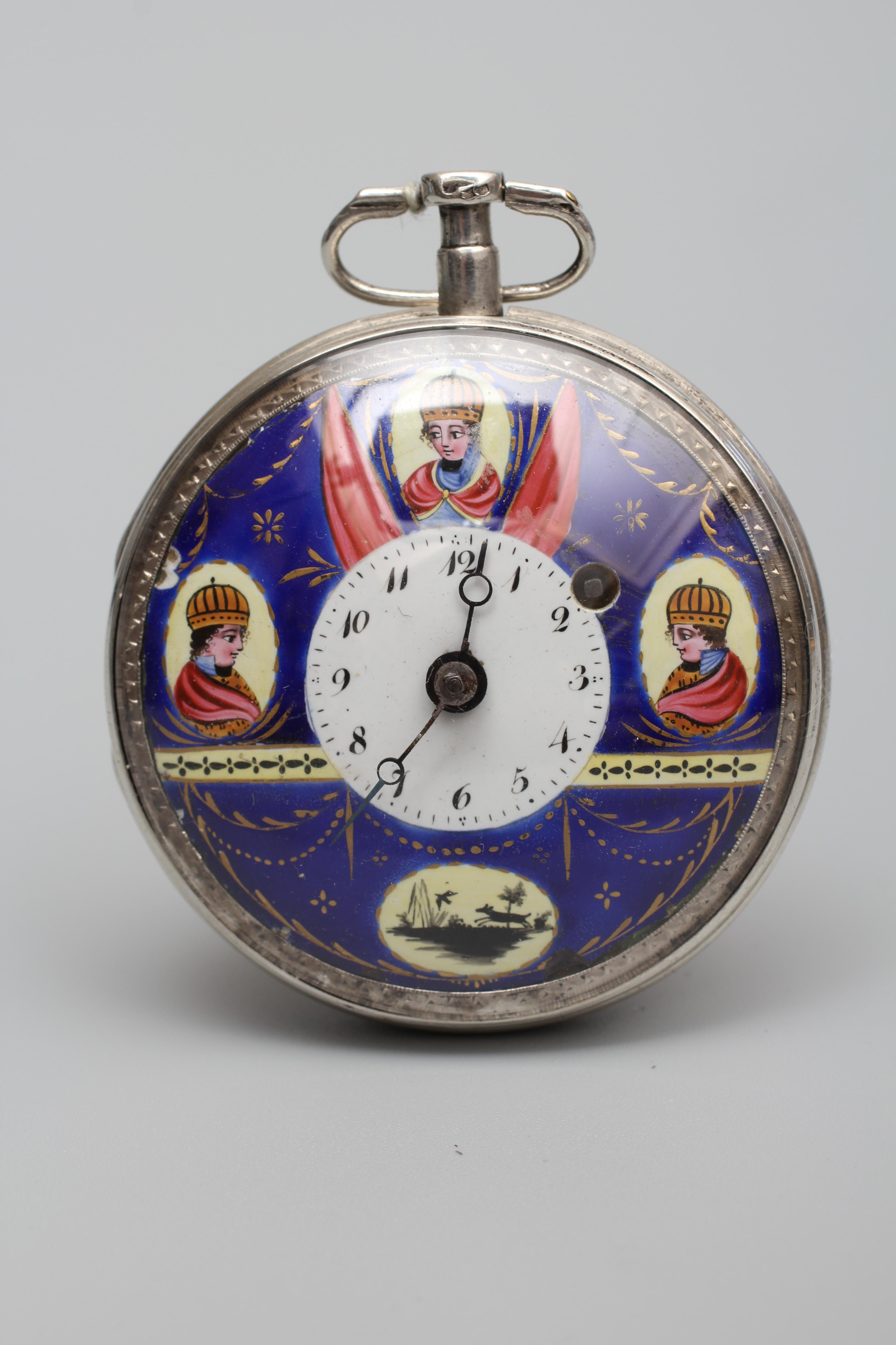 A CONTINENTAL POCKET WATCH Image