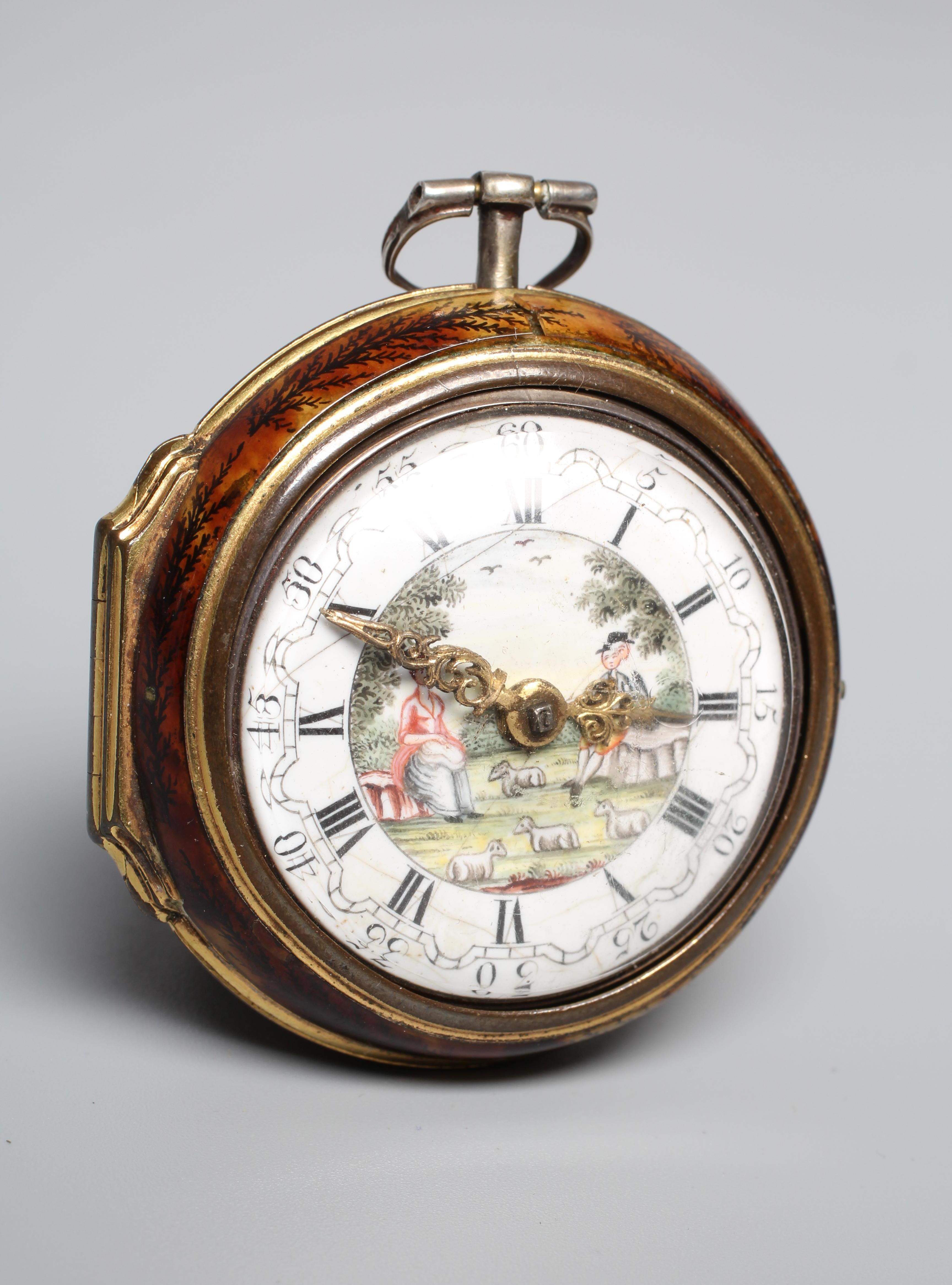 A PAIR CASED POCKET WATCH Image