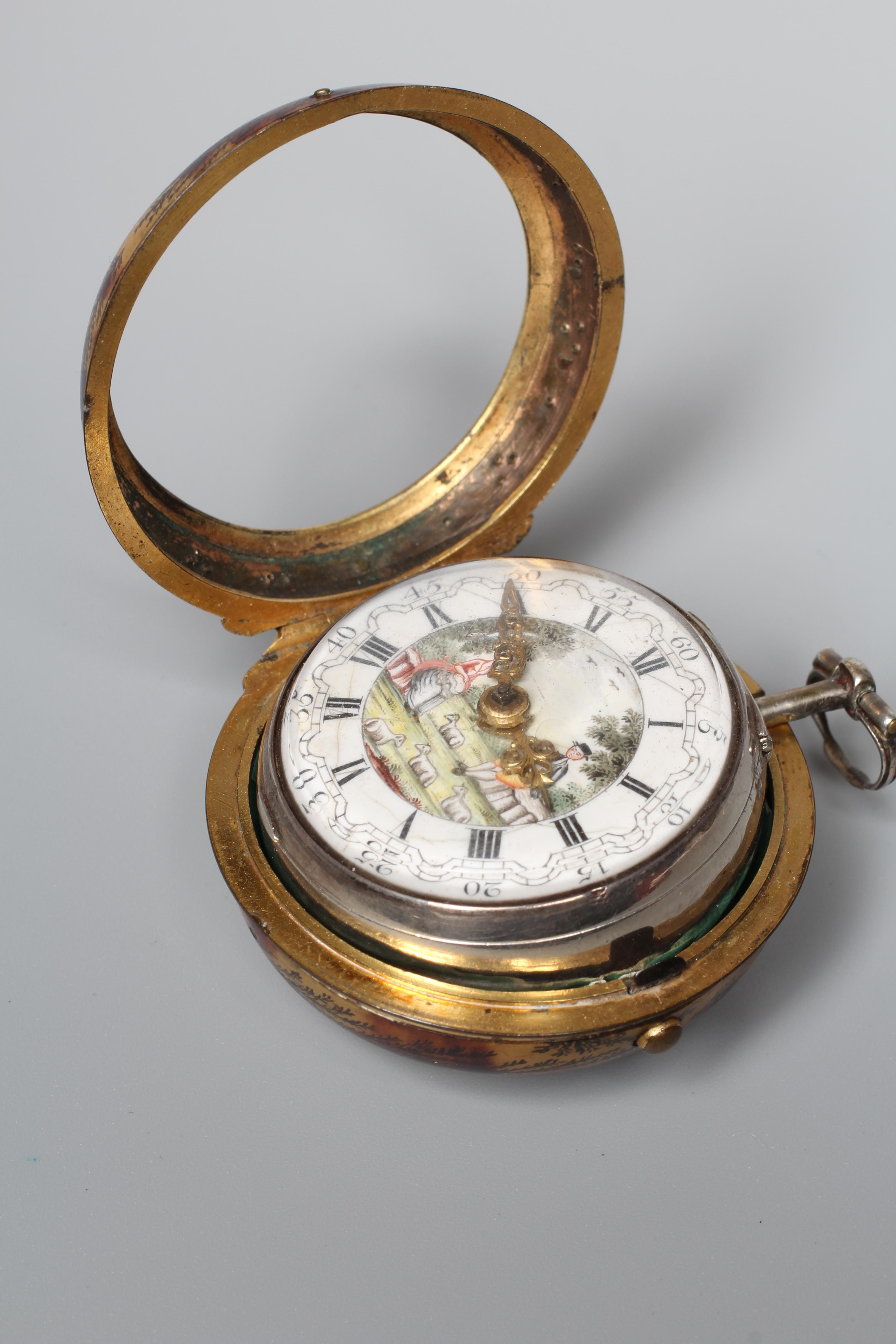 A PAIR CASED POCKET WATCH Image