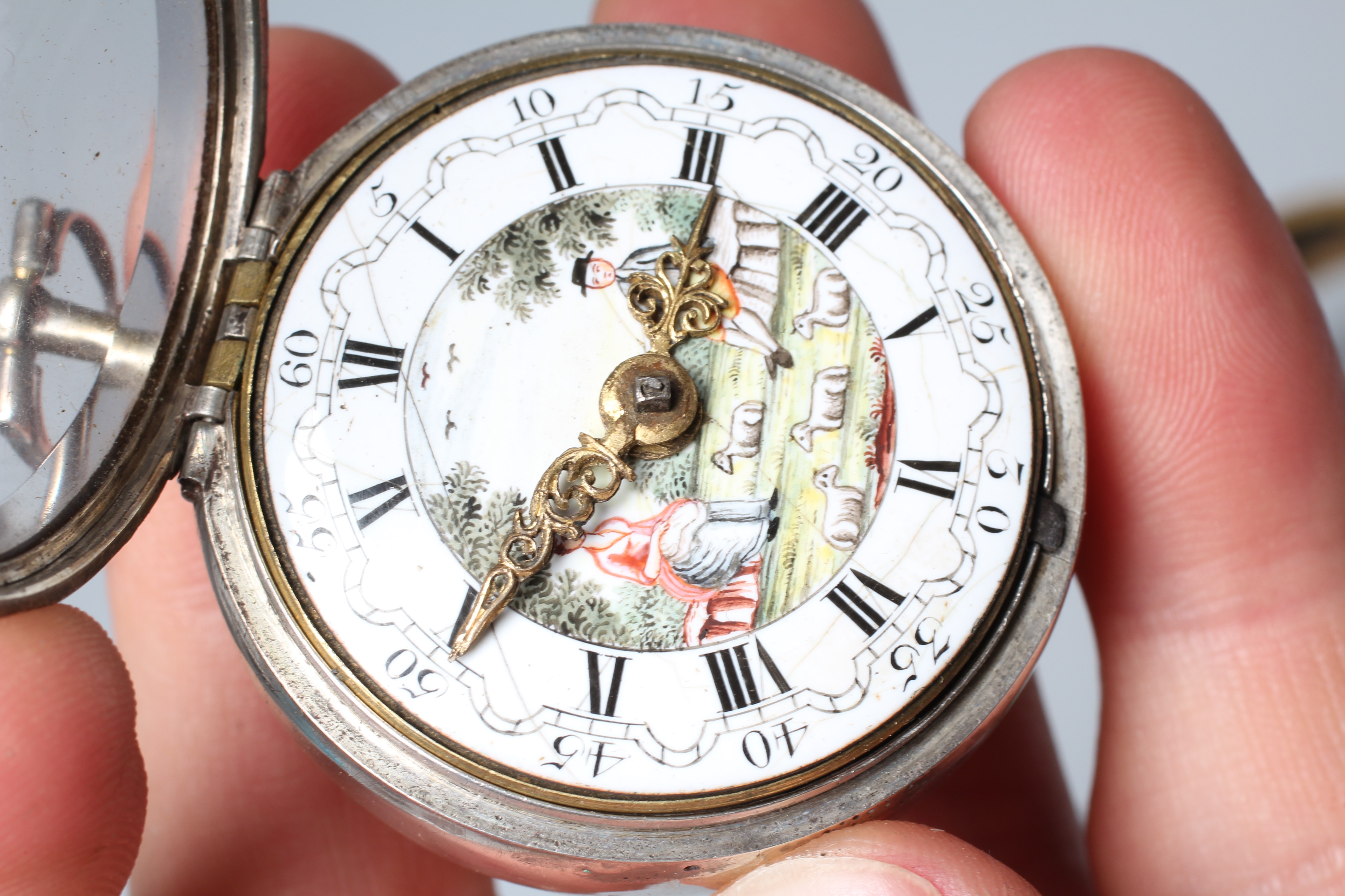 A PAIR CASED POCKET WATCH Image