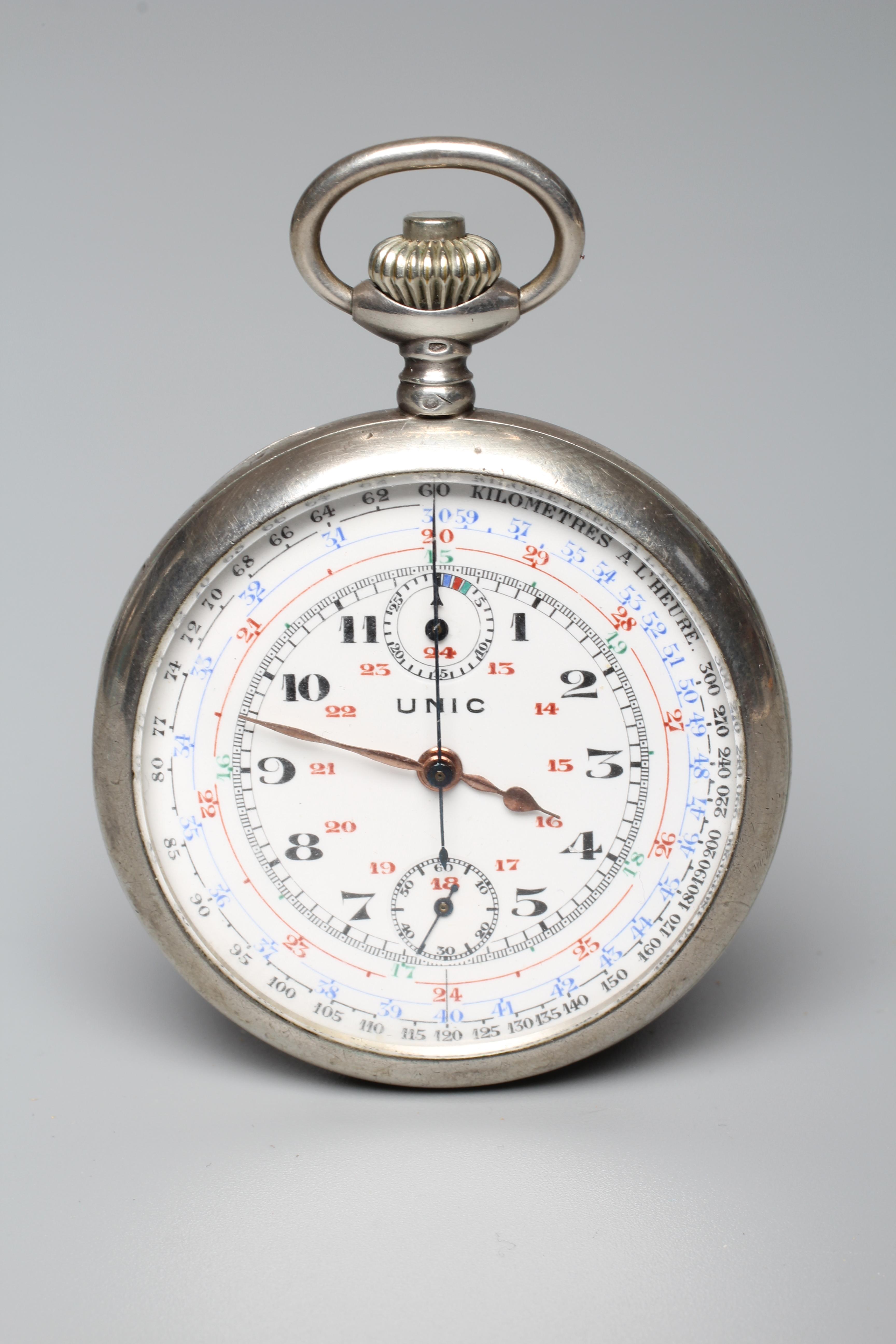 A FOUR COLOUR CODED CHRONOGRAPH Image