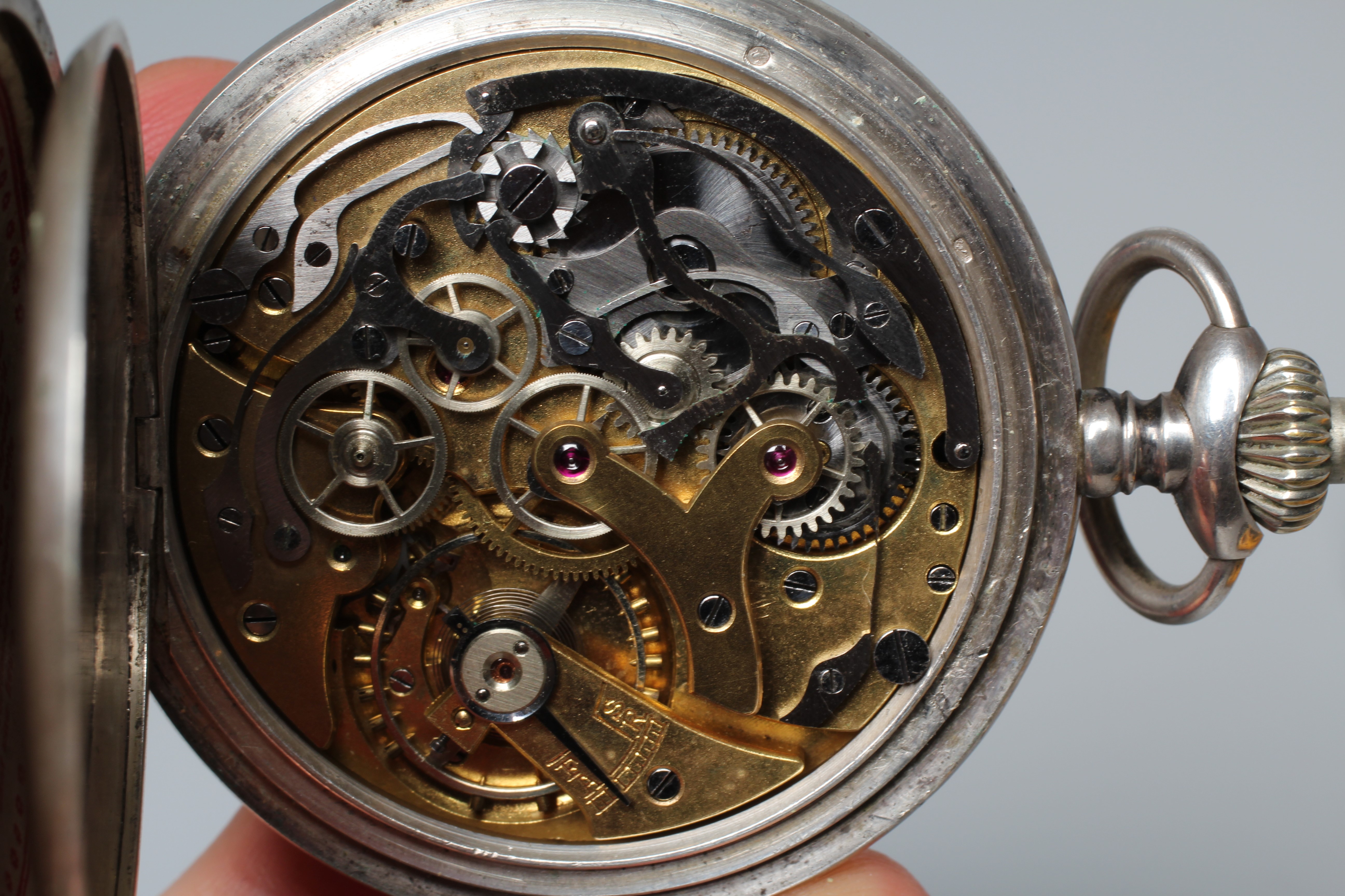 A FOUR COLOUR CODED CHRONOGRAPH Image