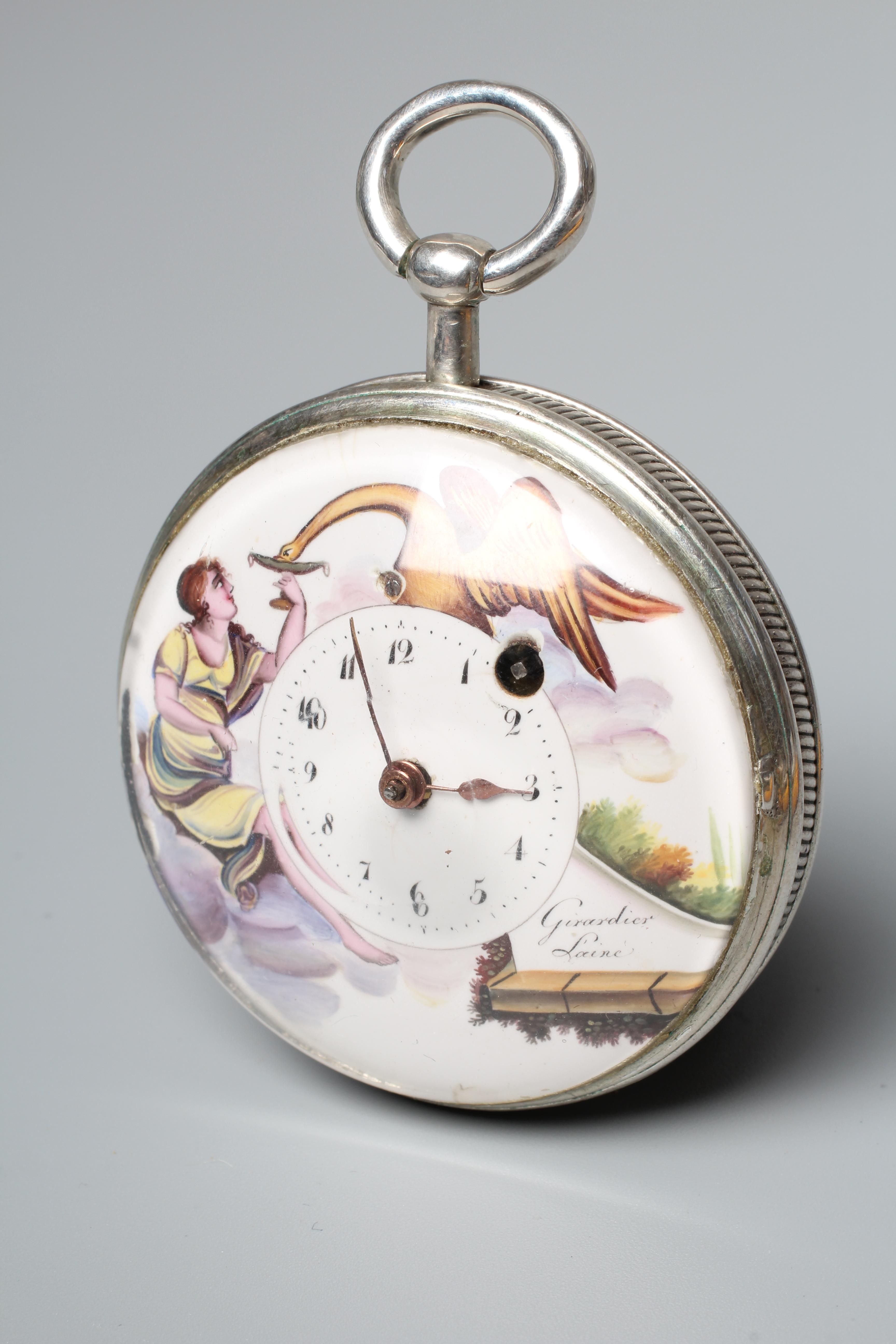 A GIRADIER LAINE POCKET WATCH Image