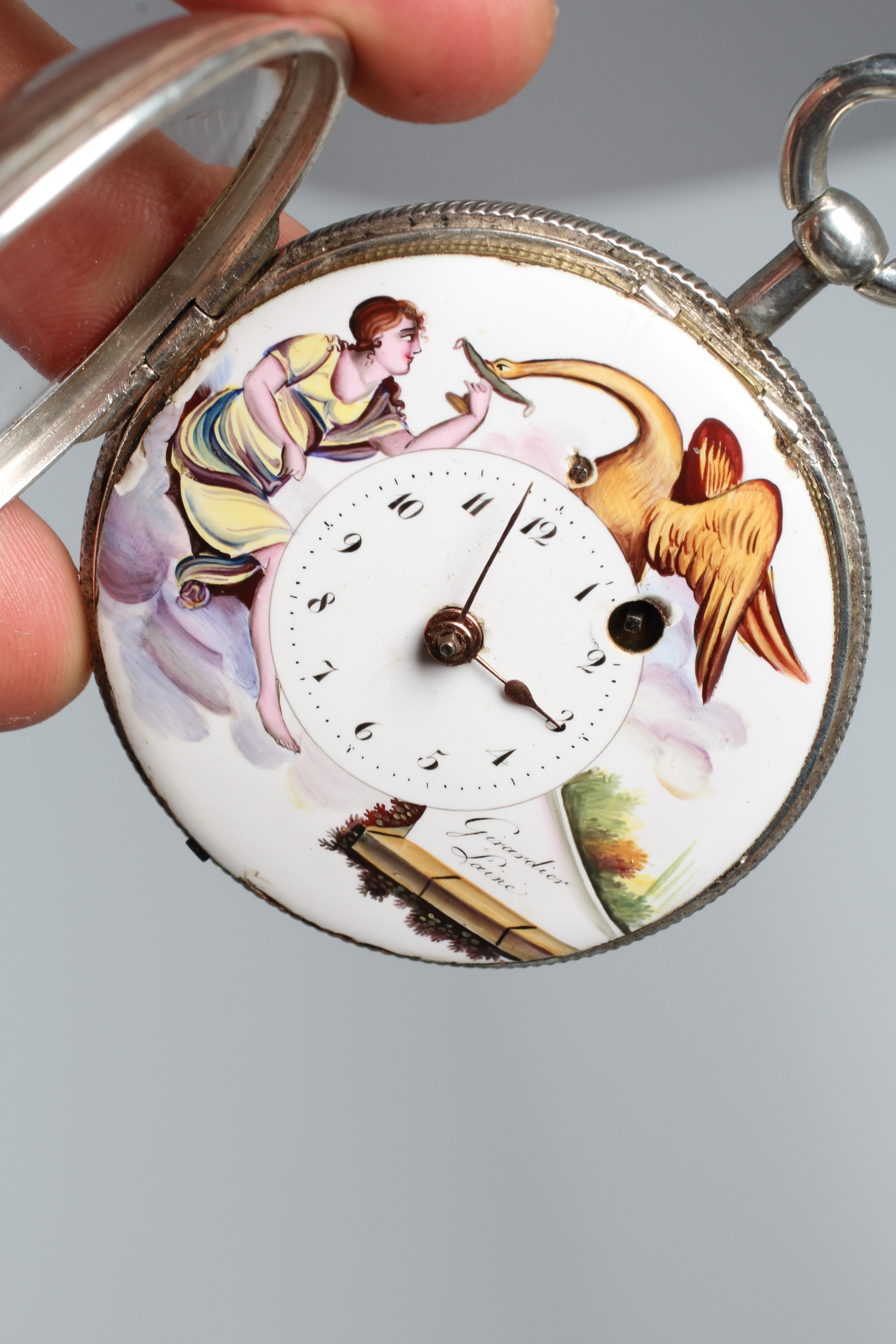A GIRADIER LAINE POCKET WATCH Image