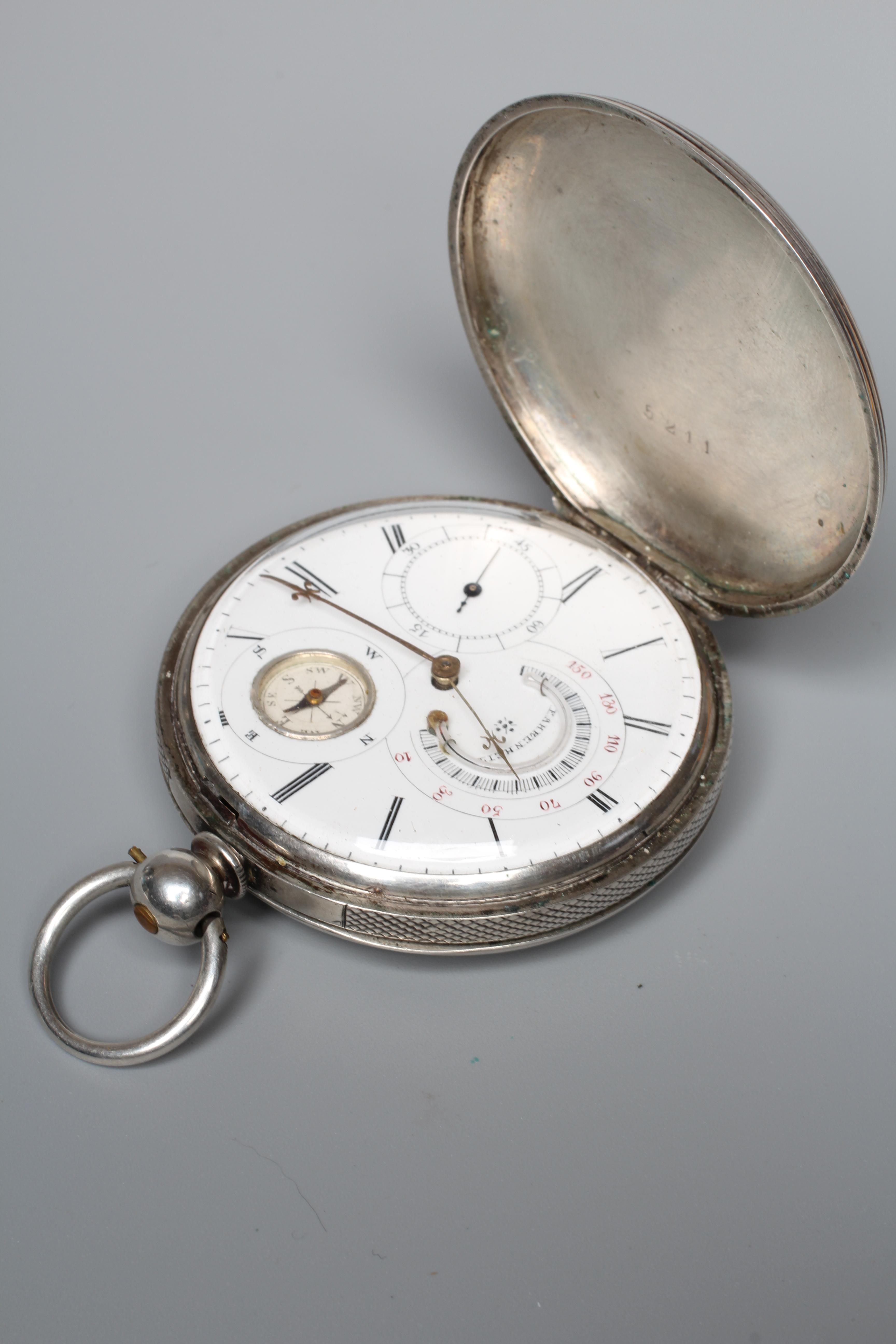 A GENTLEMAN'S POCKET COMPENDIUM POCKET WATCH Image