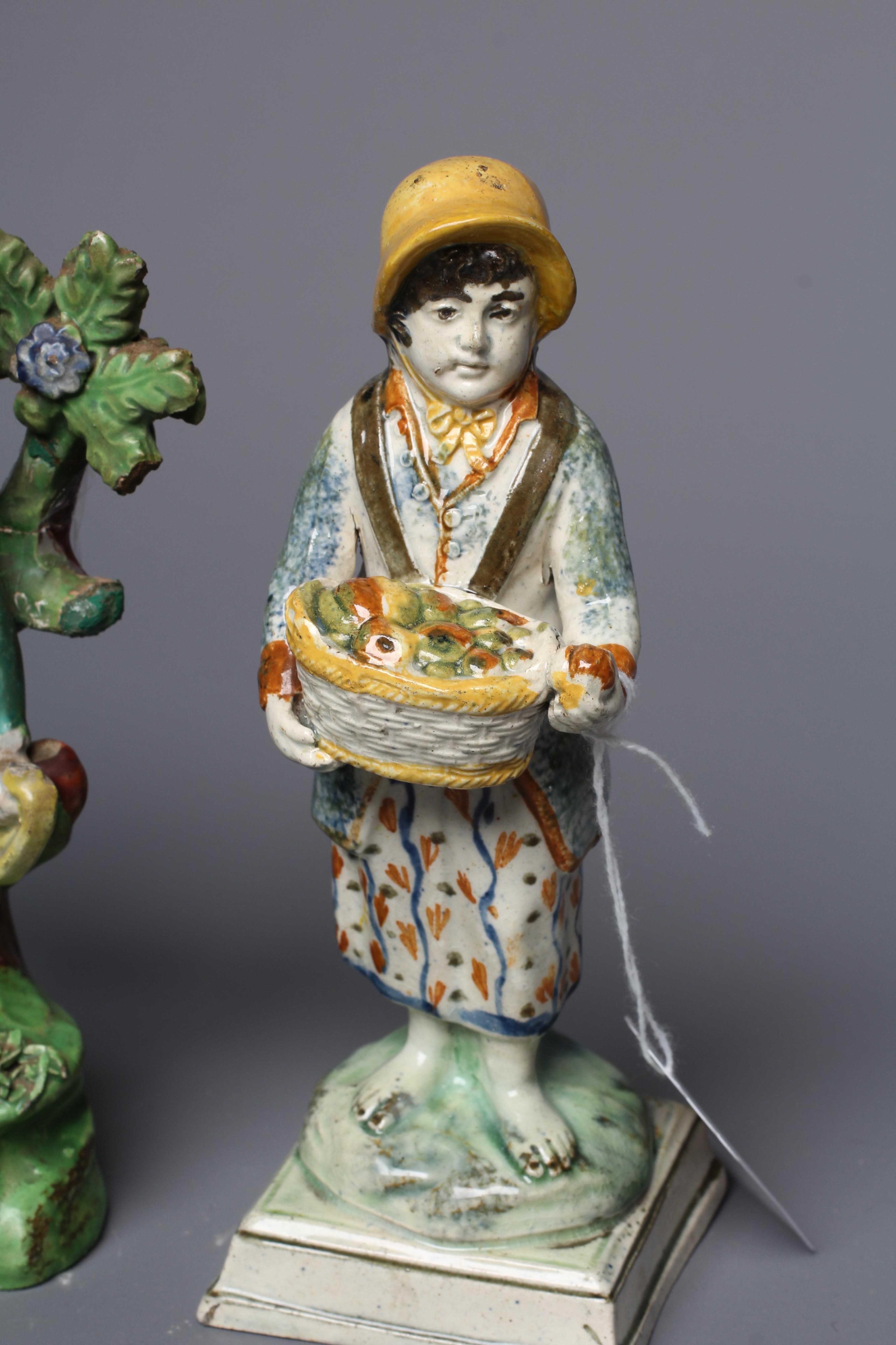 A PAIR OF RALPH SALT TYPE TITLED FIGURES OF SHOW MAN AND SHOW WOMAN Image