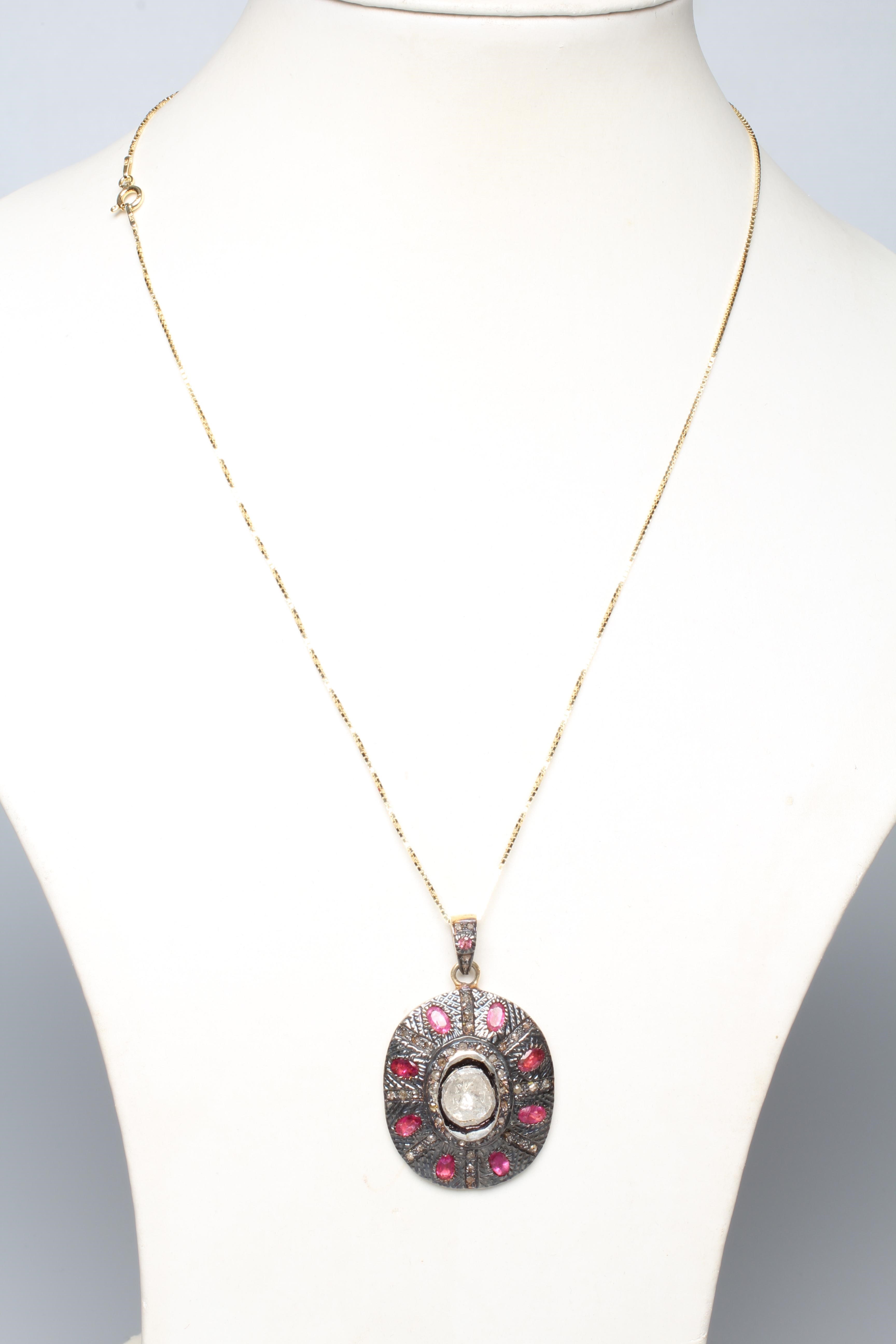 A RENAISSANCE STYLE SILVER PENDANT Image