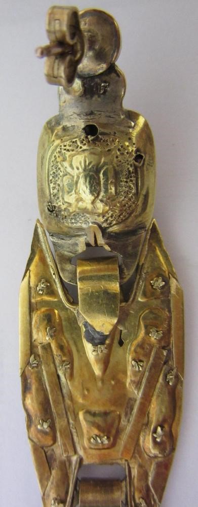 A PAIR OF LATE XVIII CENTURY SPANISH CATALAN EARRINGS Image