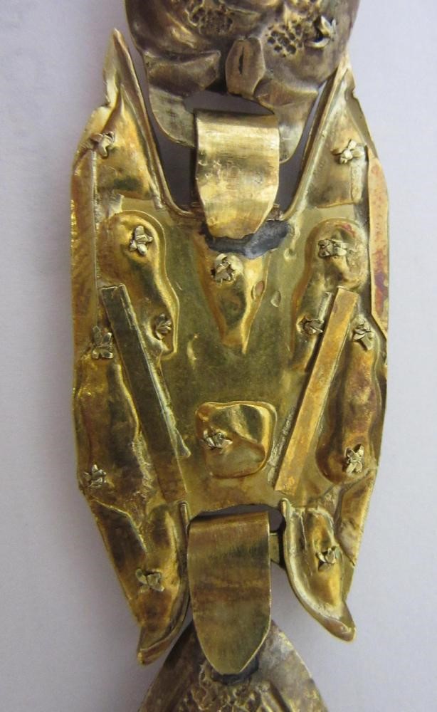 A PAIR OF LATE XVIII CENTURY SPANISH CATALAN EARRINGS Image
