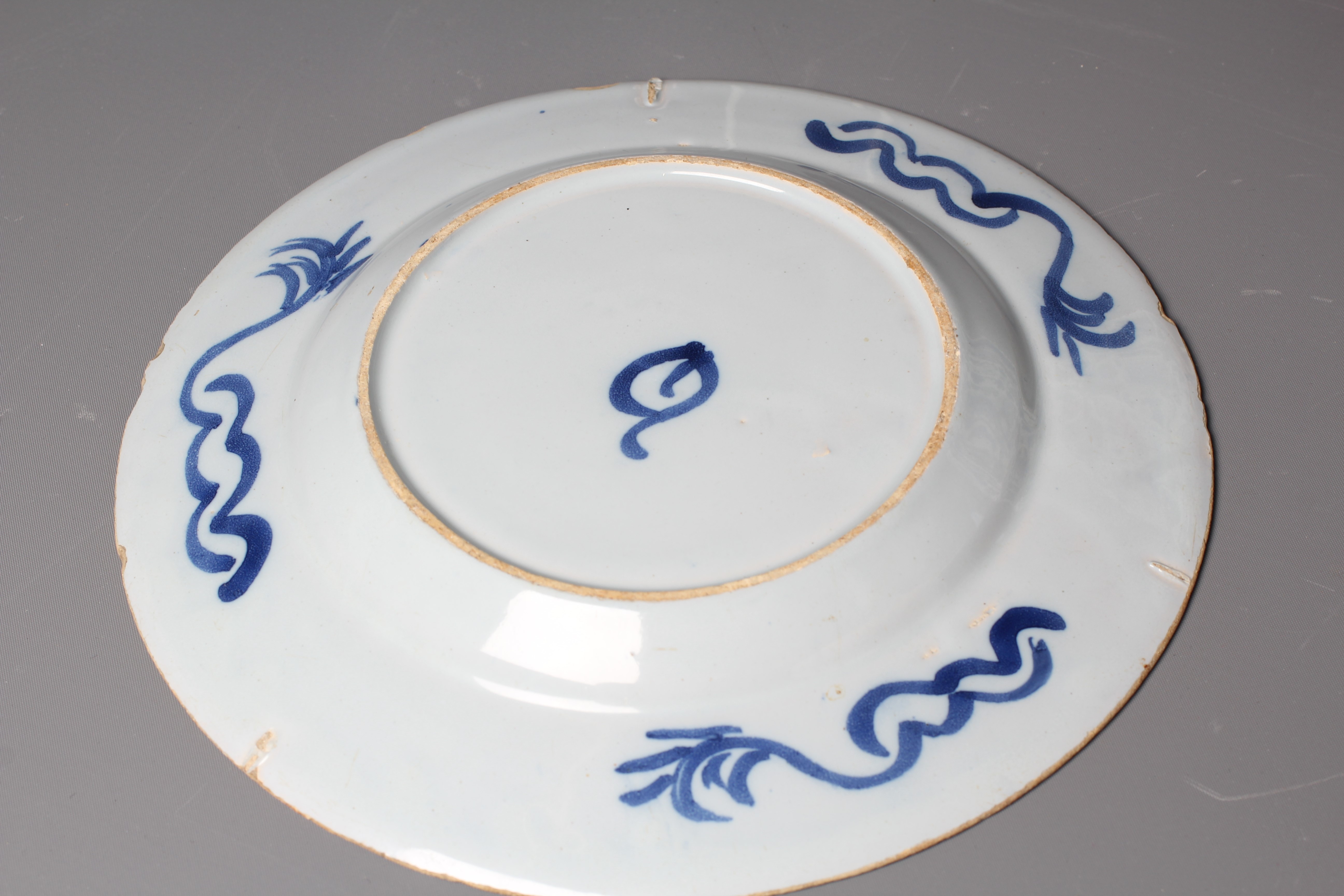 A DUTCH DELFT MARRIAGE PLATE Image