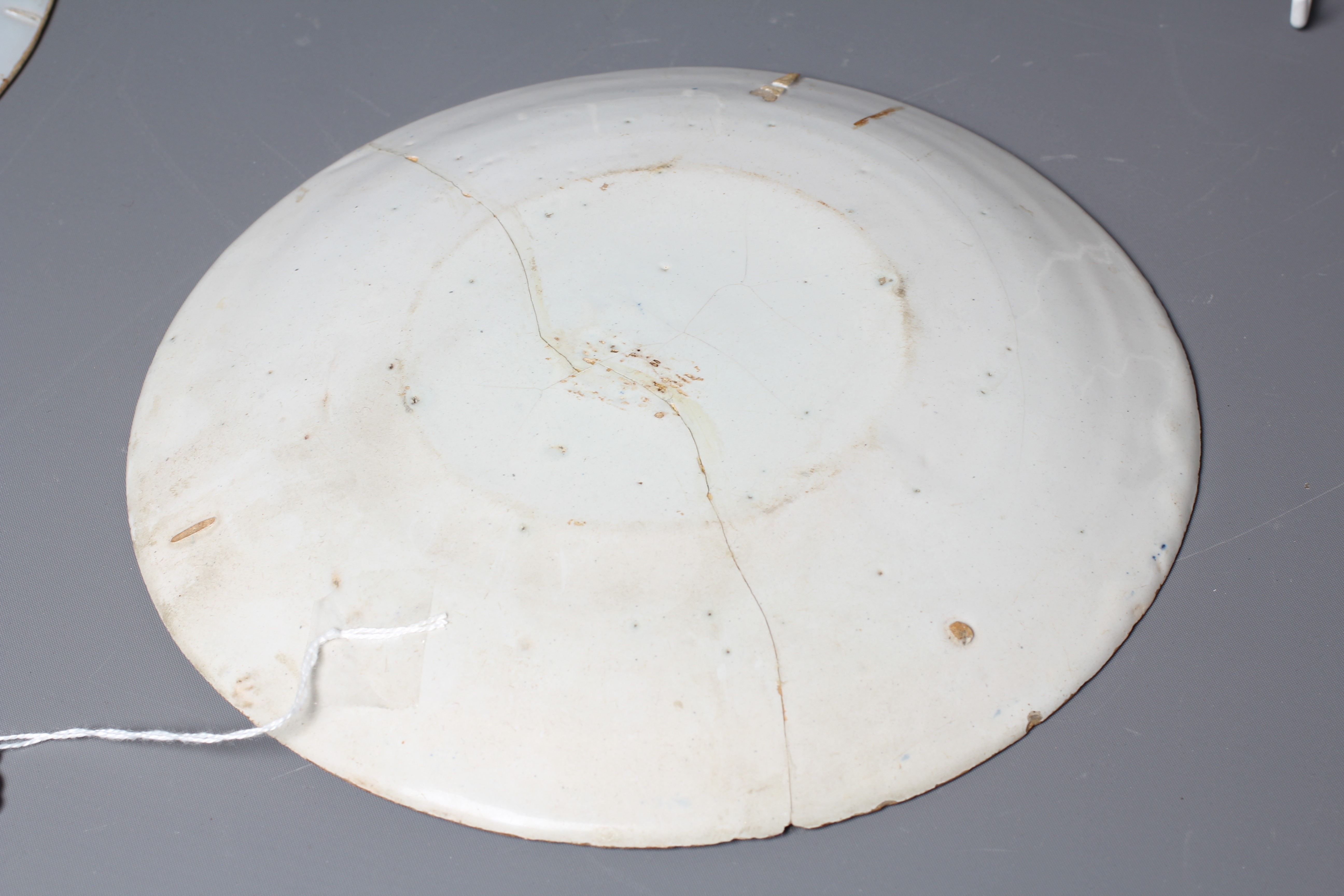 A DUTCH DELFT MARRIAGE PLATE Image