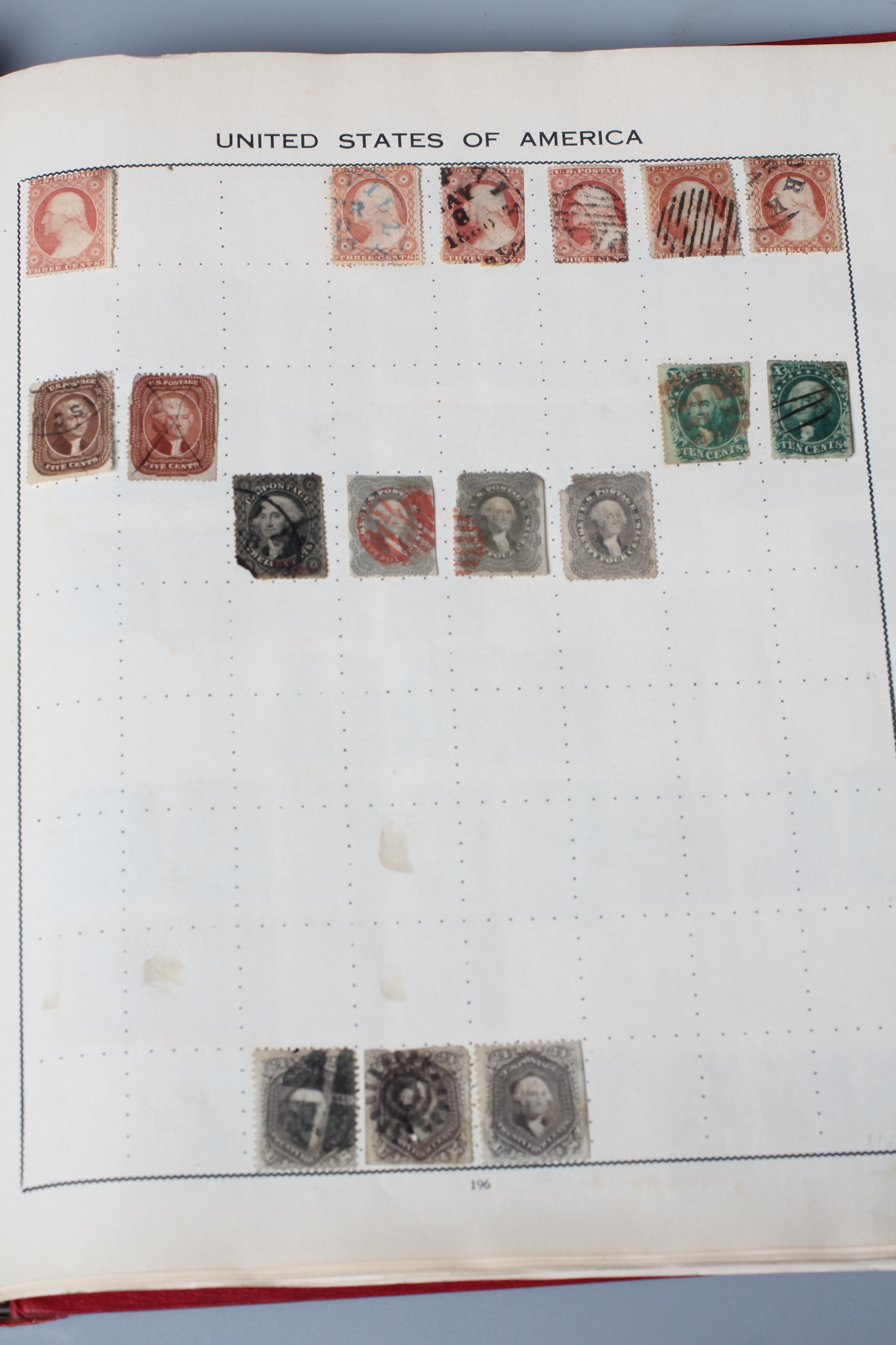 EARLY WORLD COLLECTION OF AMERICAN COUNTRIES including USA, Panama and Uruguay. A good range of 19th Image