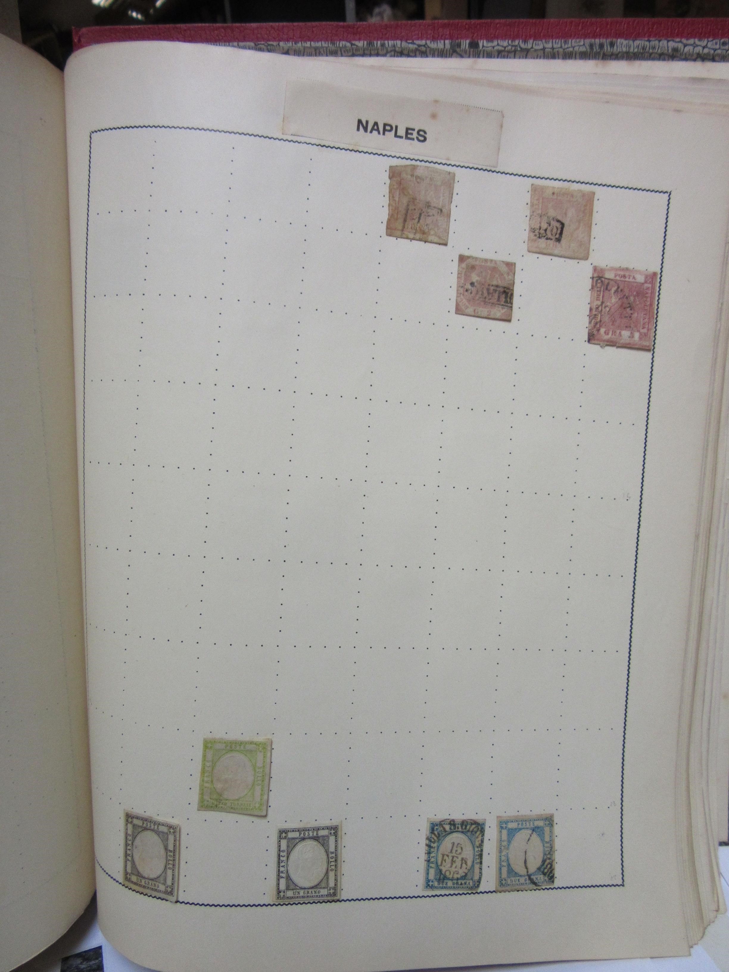 EARLY COLLECTION OF EUROPEAN STAMPS IN ERRINGTON AND MARTIN ALBUM includes a quantity of 19th Image