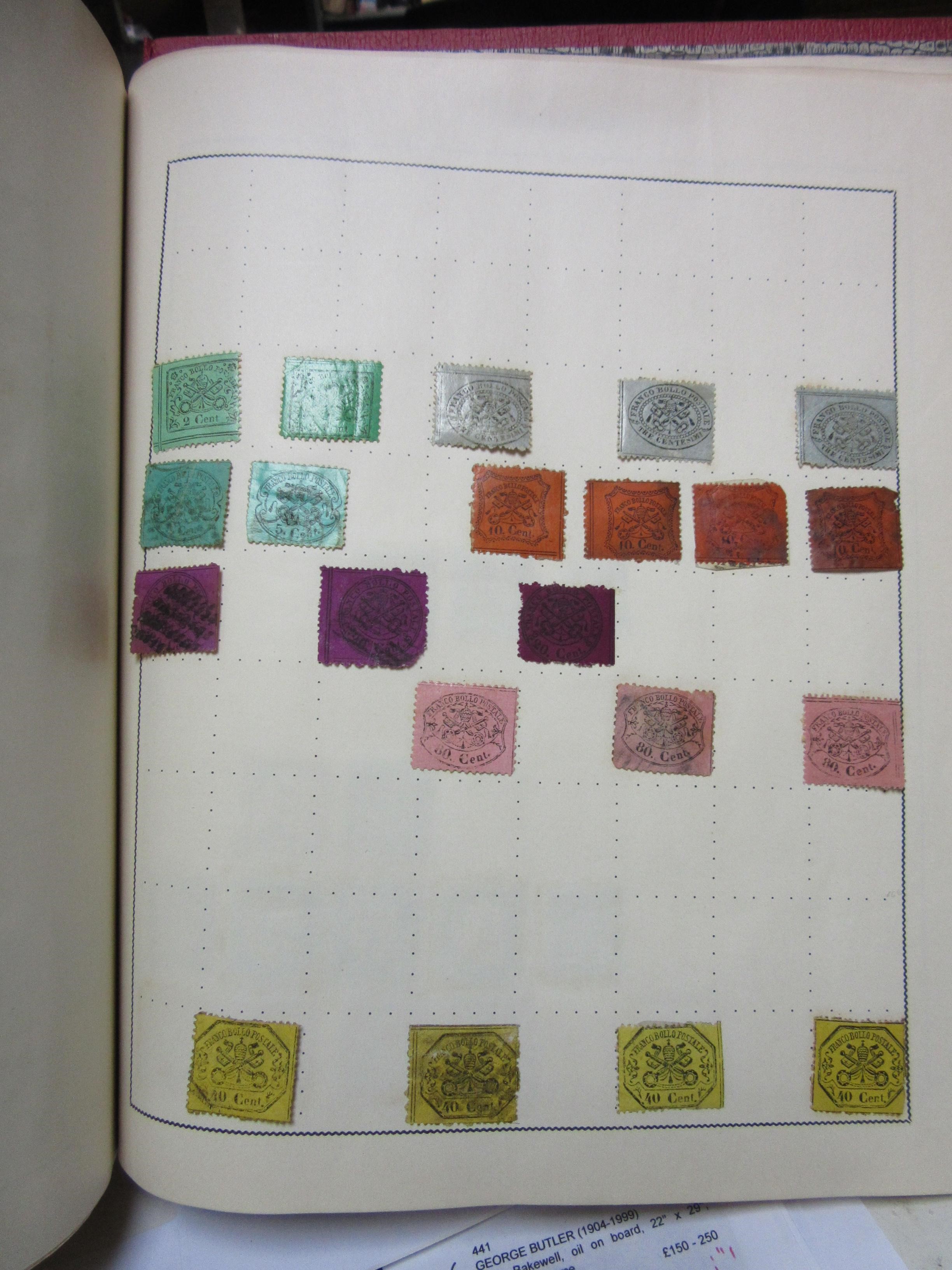 EARLY COLLECTION OF EUROPEAN STAMPS IN ERRINGTON AND MARTIN ALBUM includes a quantity of 19th Image