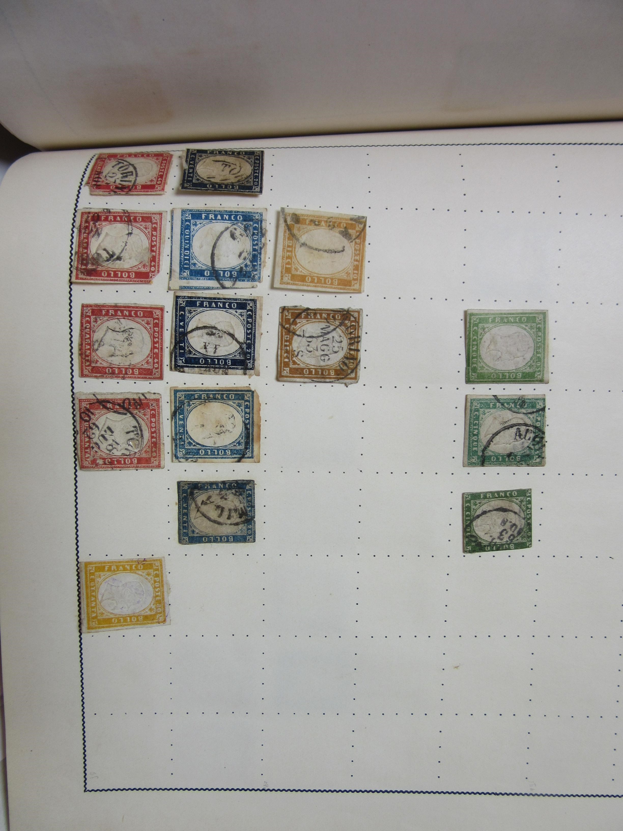 EARLY COLLECTION OF EUROPEAN STAMPS IN ERRINGTON AND MARTIN ALBUM includes a quantity of 19th Image