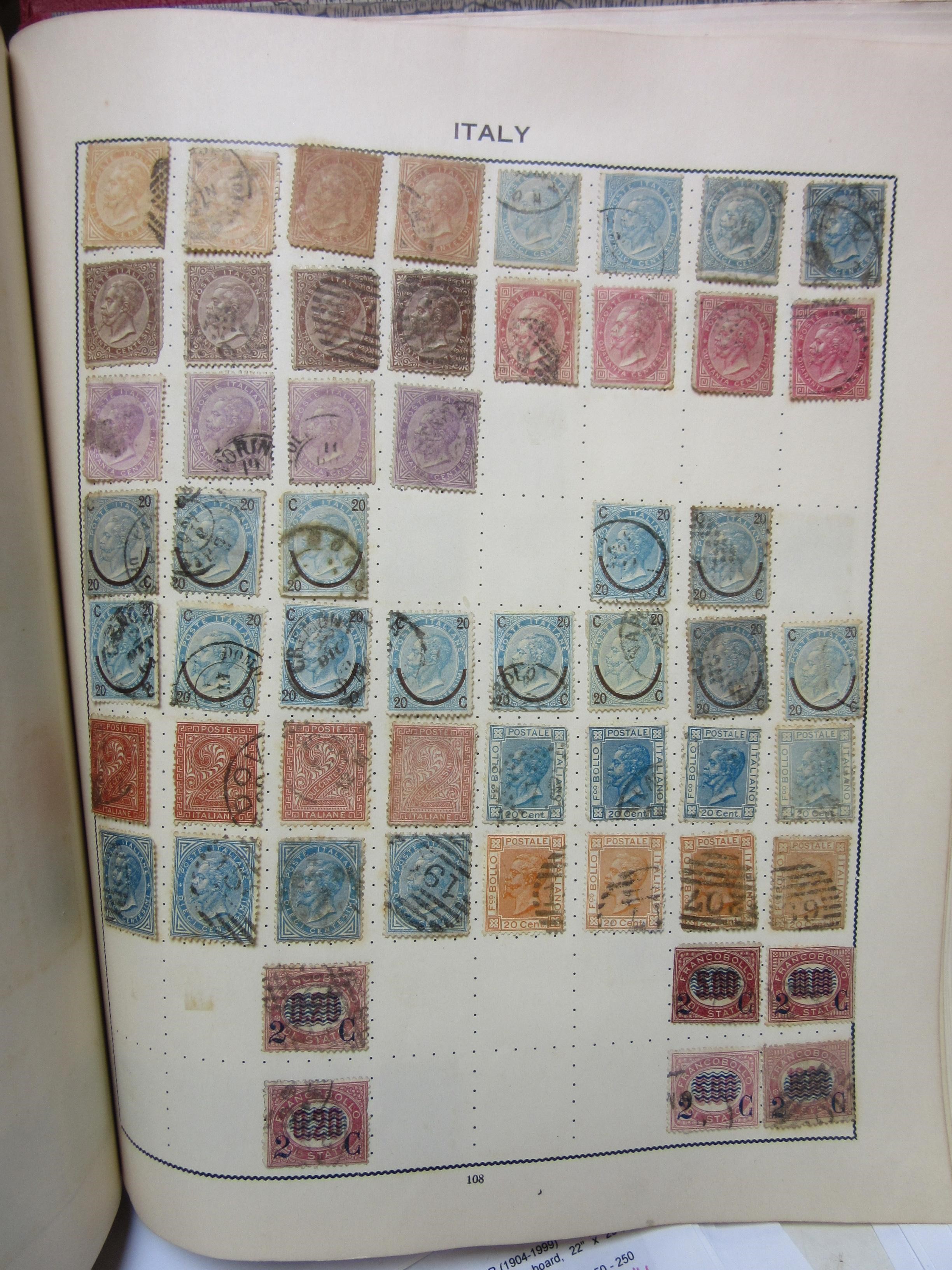 EARLY COLLECTION OF EUROPEAN STAMPS IN ERRINGTON AND MARTIN ALBUM includes a quantity of 19th Image