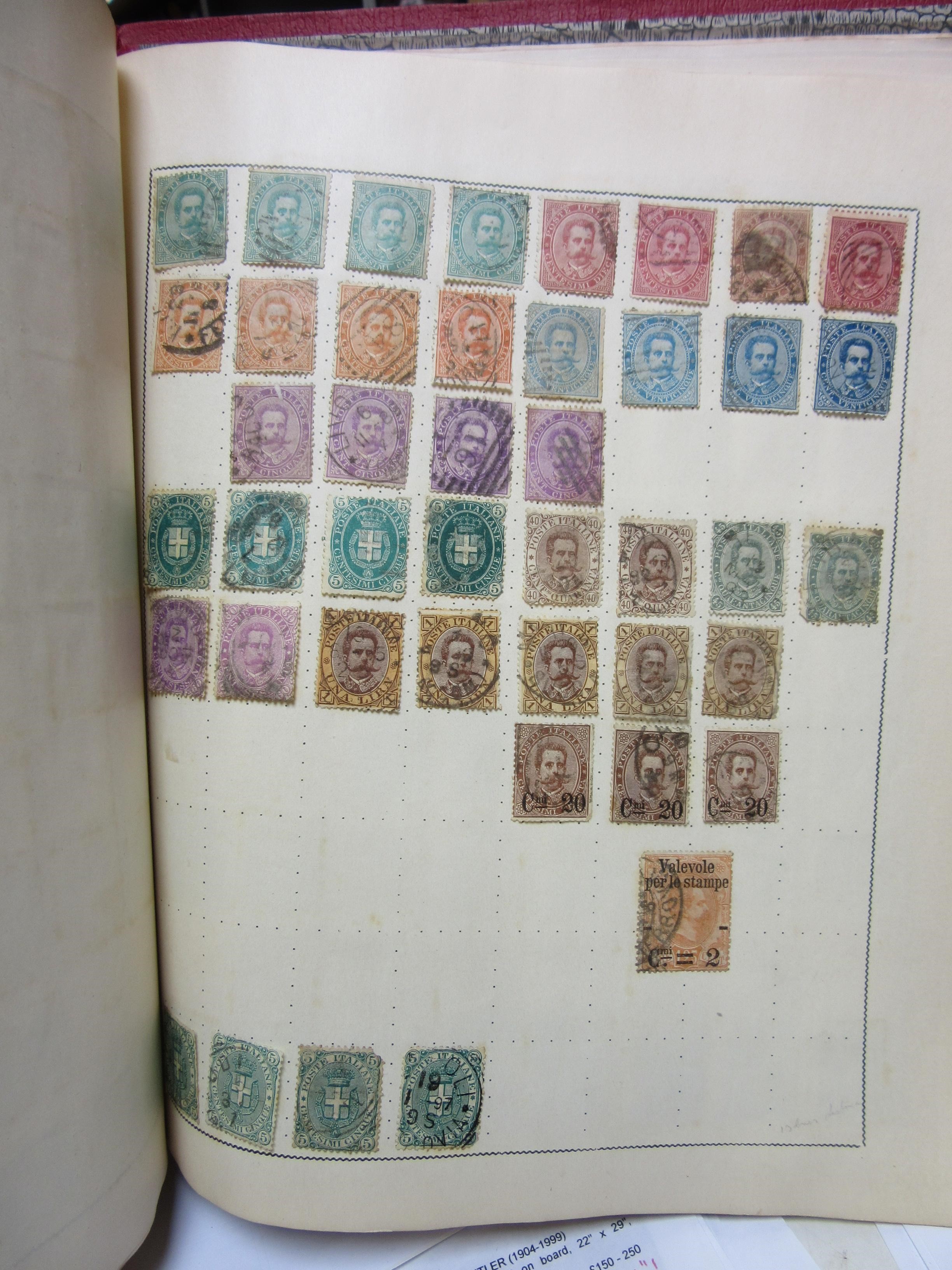 EARLY COLLECTION OF EUROPEAN STAMPS IN ERRINGTON AND MARTIN ALBUM includes a quantity of 19th Image
