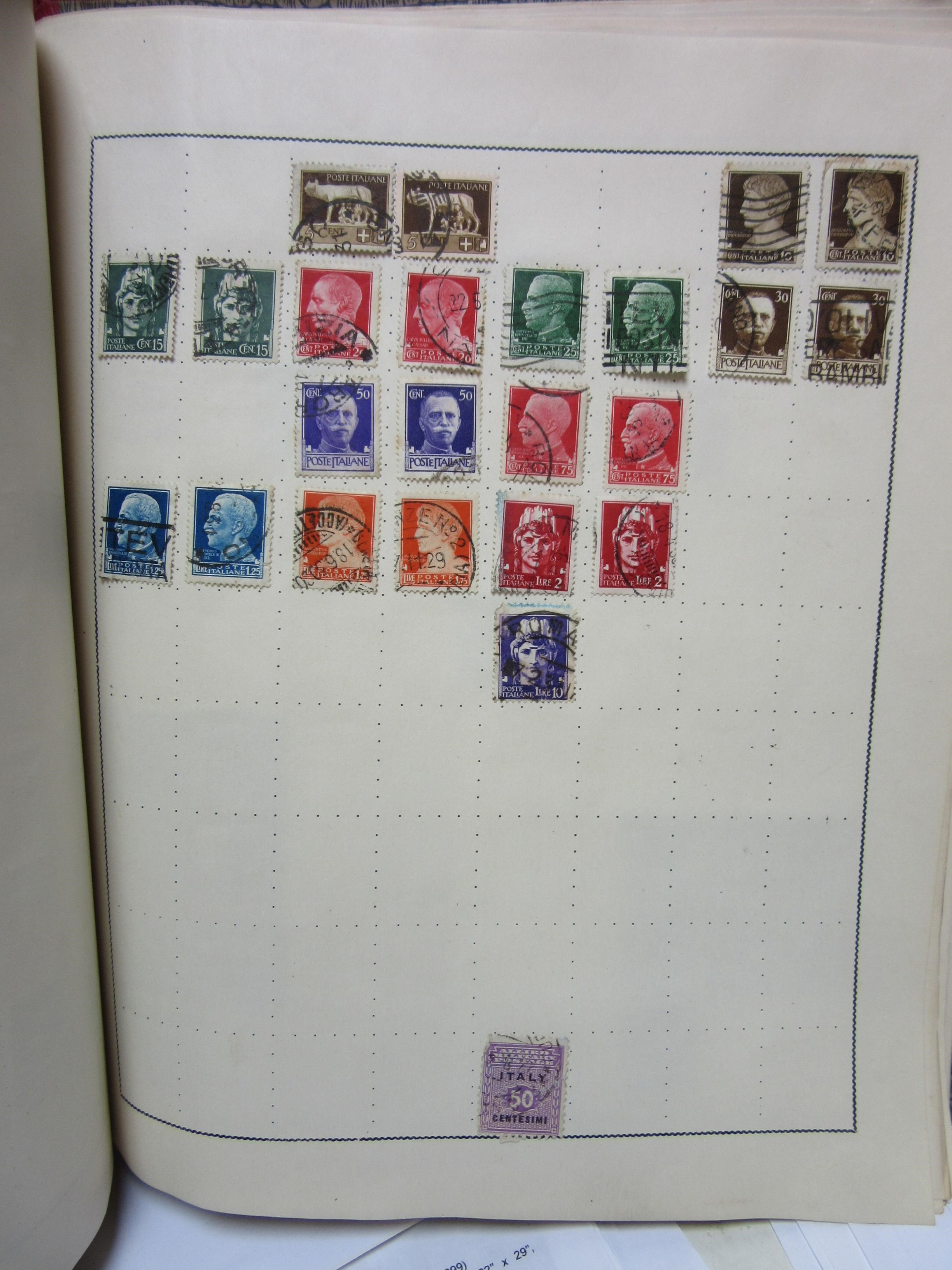 EARLY COLLECTION OF EUROPEAN STAMPS IN ERRINGTON AND MARTIN ALBUM includes a quantity of 19th Image
