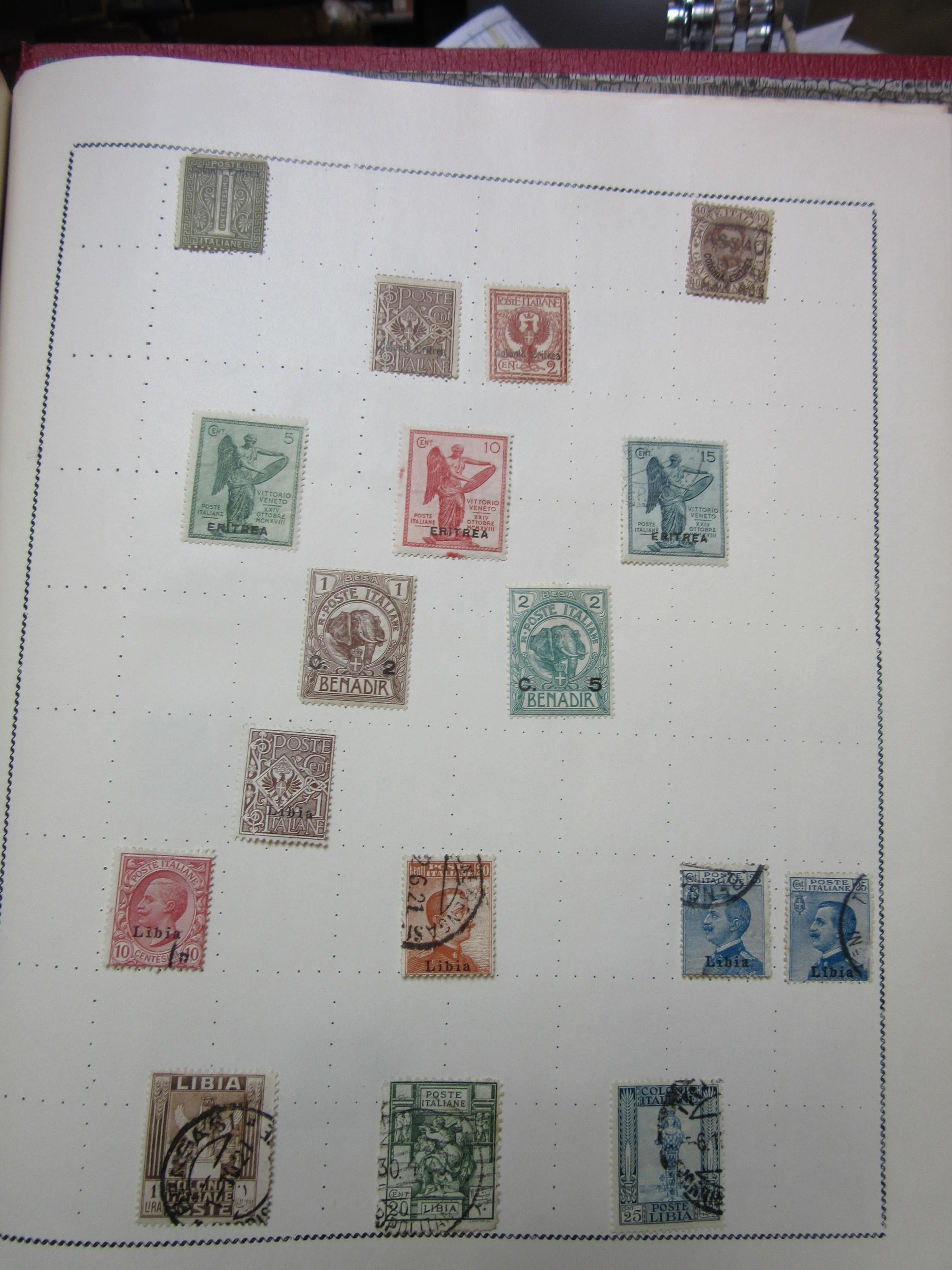 EARLY COLLECTION OF EUROPEAN STAMPS IN ERRINGTON AND MARTIN ALBUM includes a quantity of 19th Image