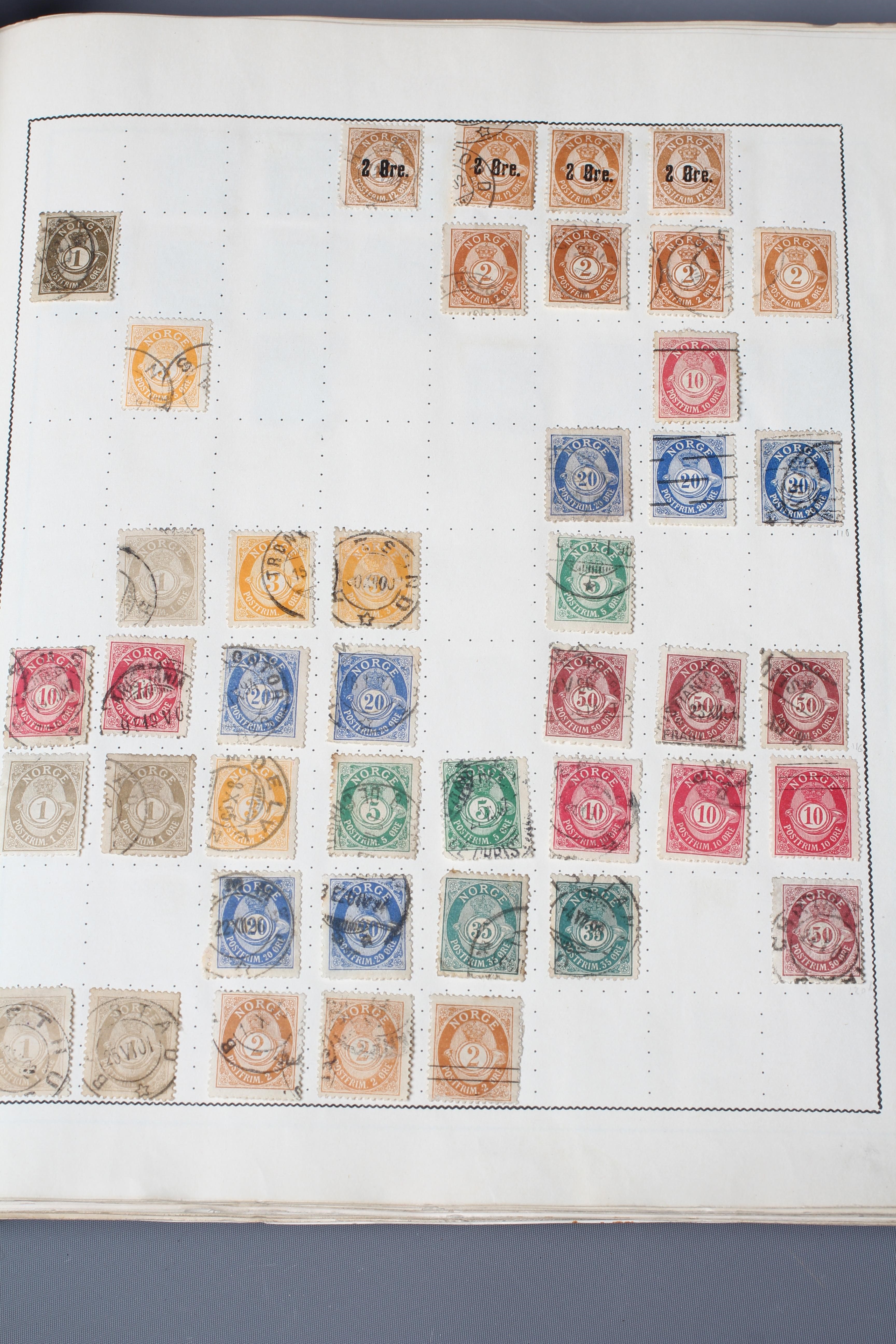 EARLY COLLECTION OF EUROPEAN STAMPS IN ERRINGTON AND MARTIN ALBUM includes a quantity of 19th Image