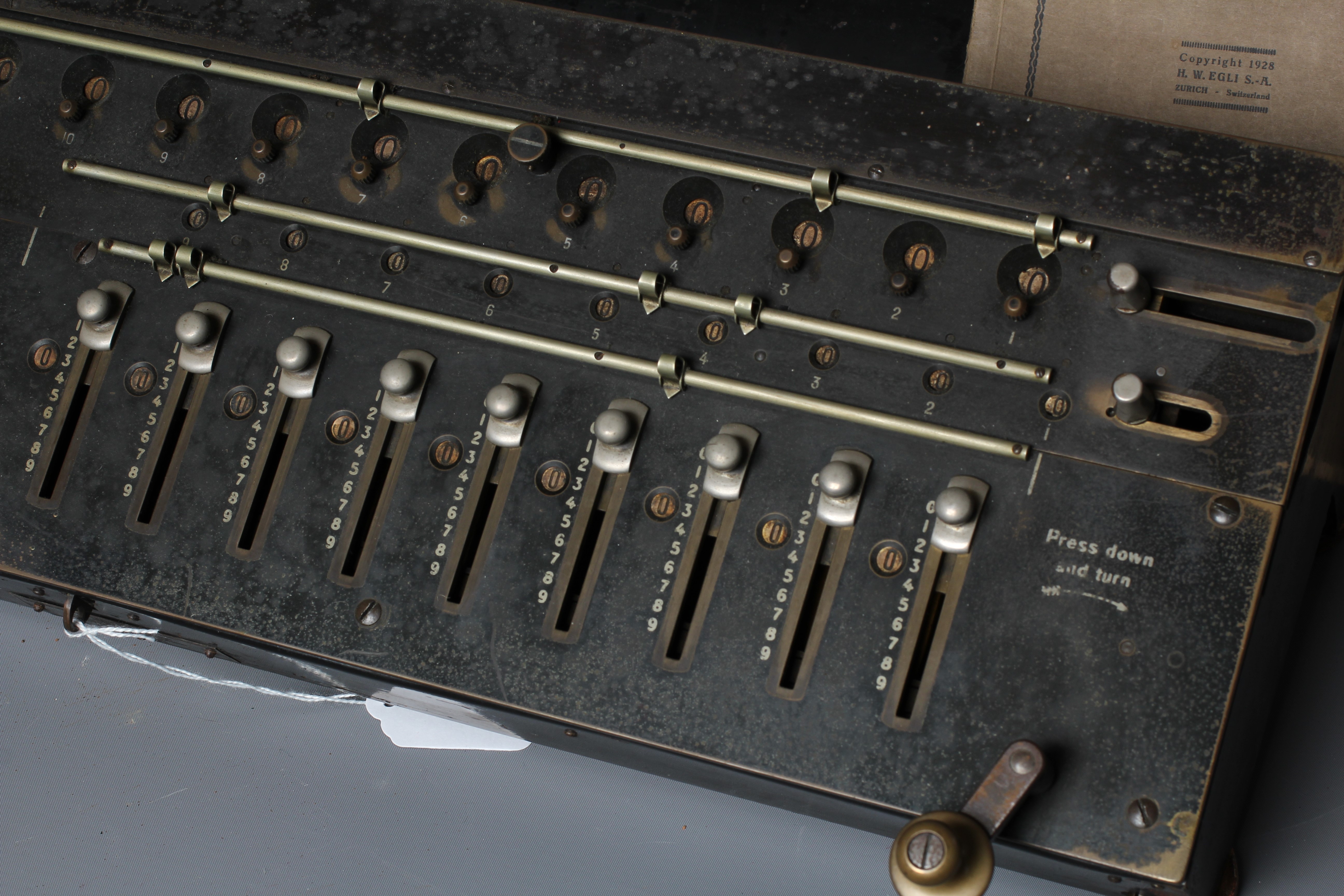 A MADAS CALCULATING MACHINE Image