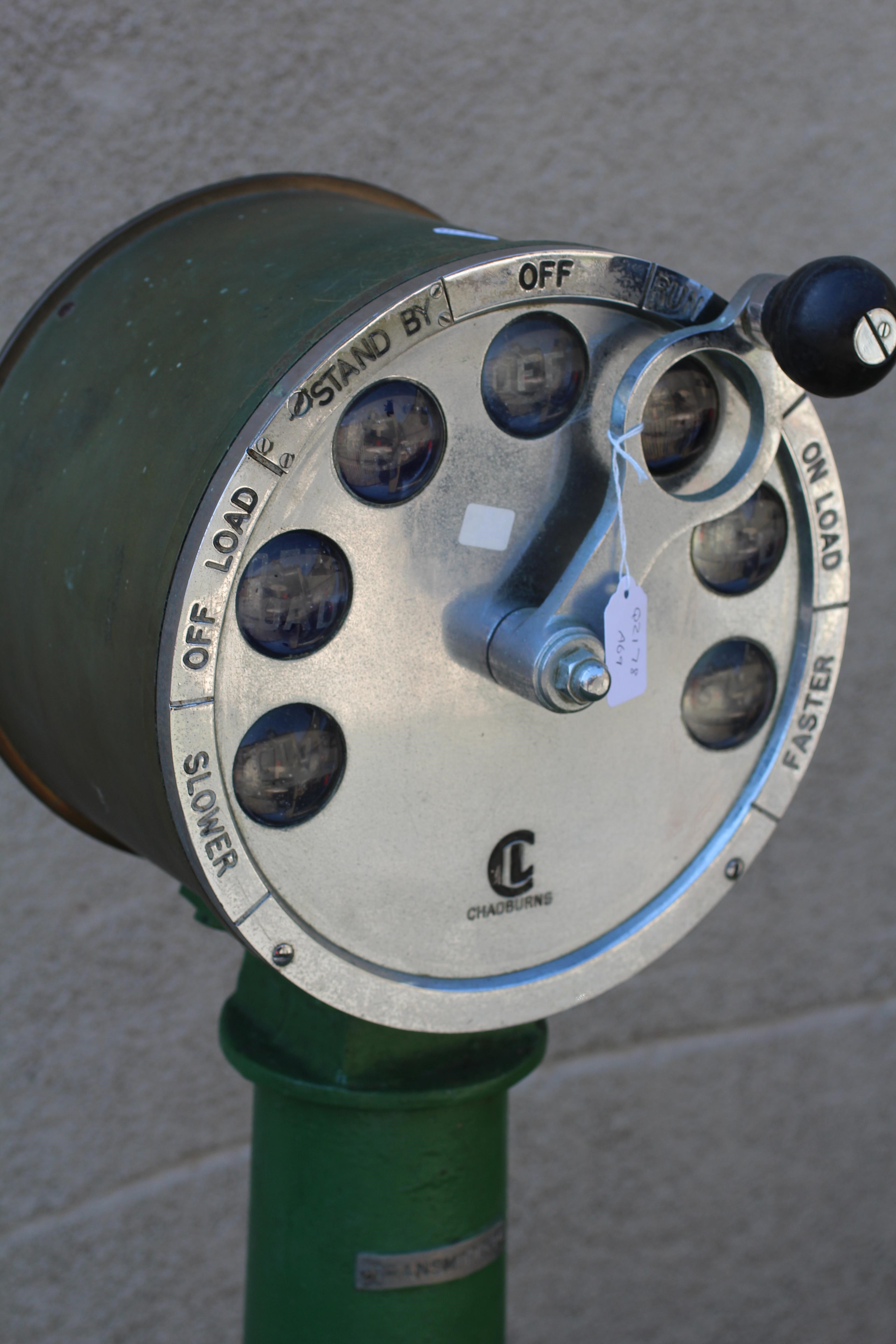 A SHIP'S ENGINE ORDER TELEGRAPH Image