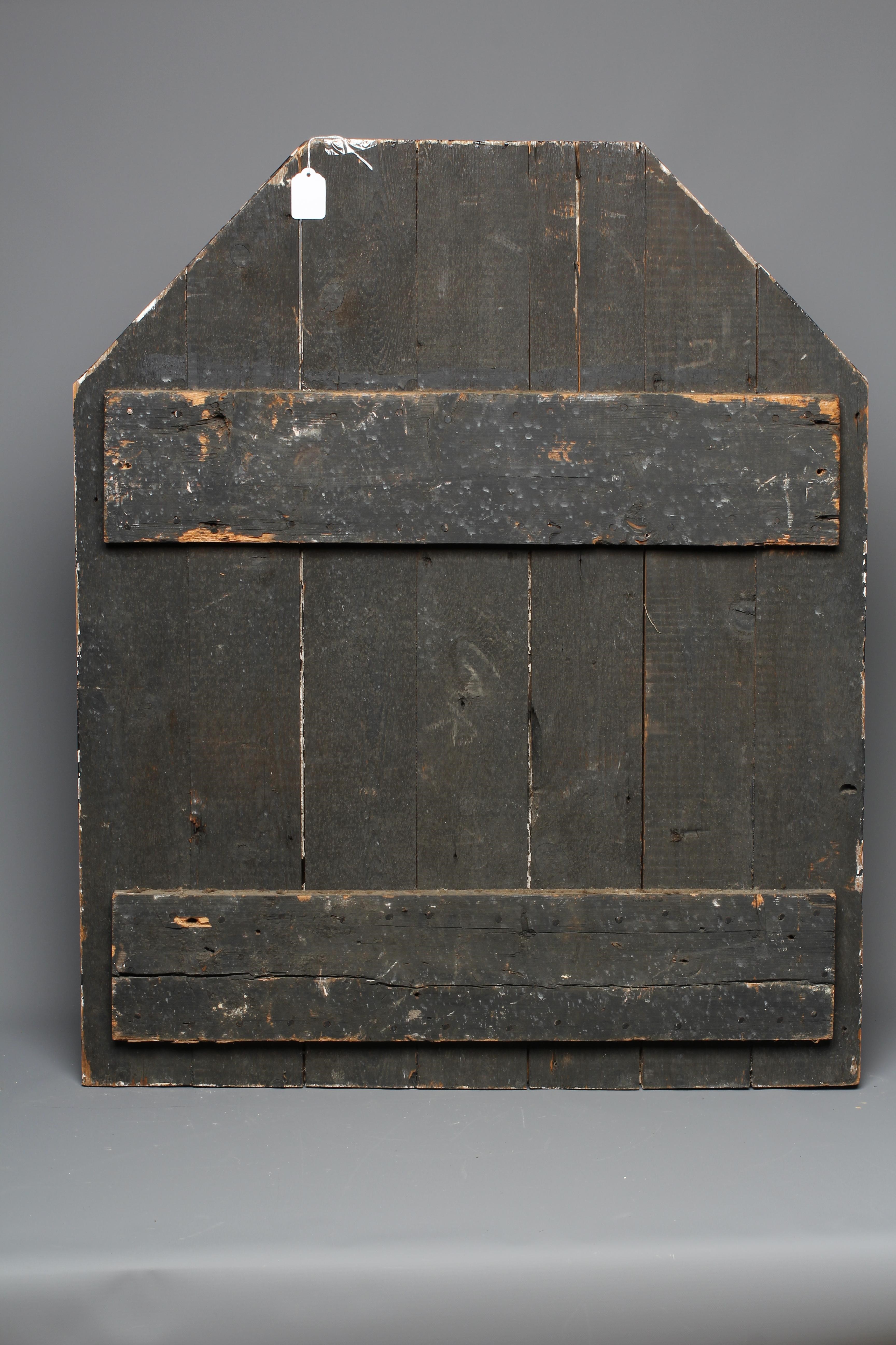 A LATE VICTORIAN PAINTED WOOD SHOP SIGN inscribed 'Thomas Jeffries Image