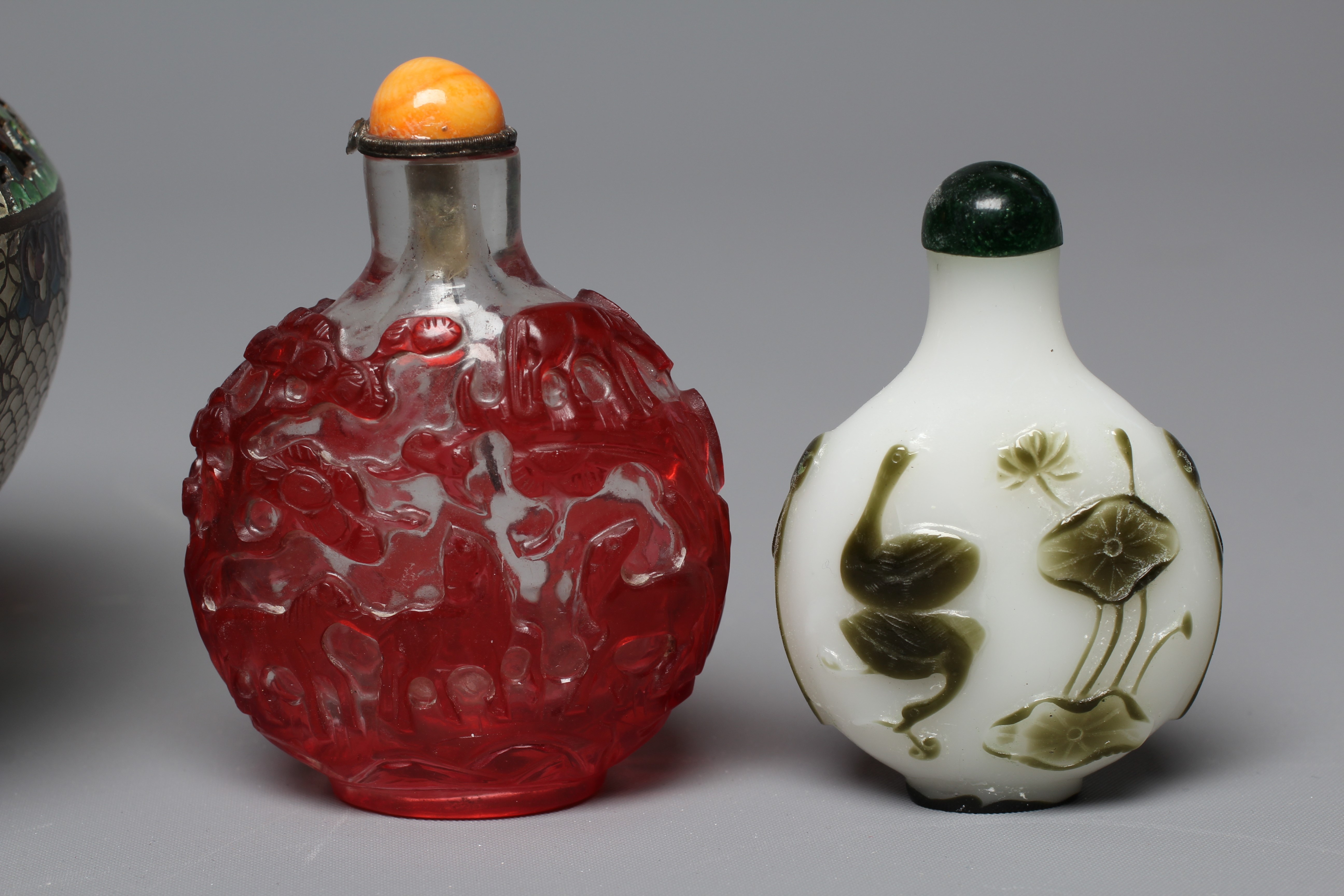 A CHINESE PLIQUE-A-JOUR ENAMEL BOWL Image