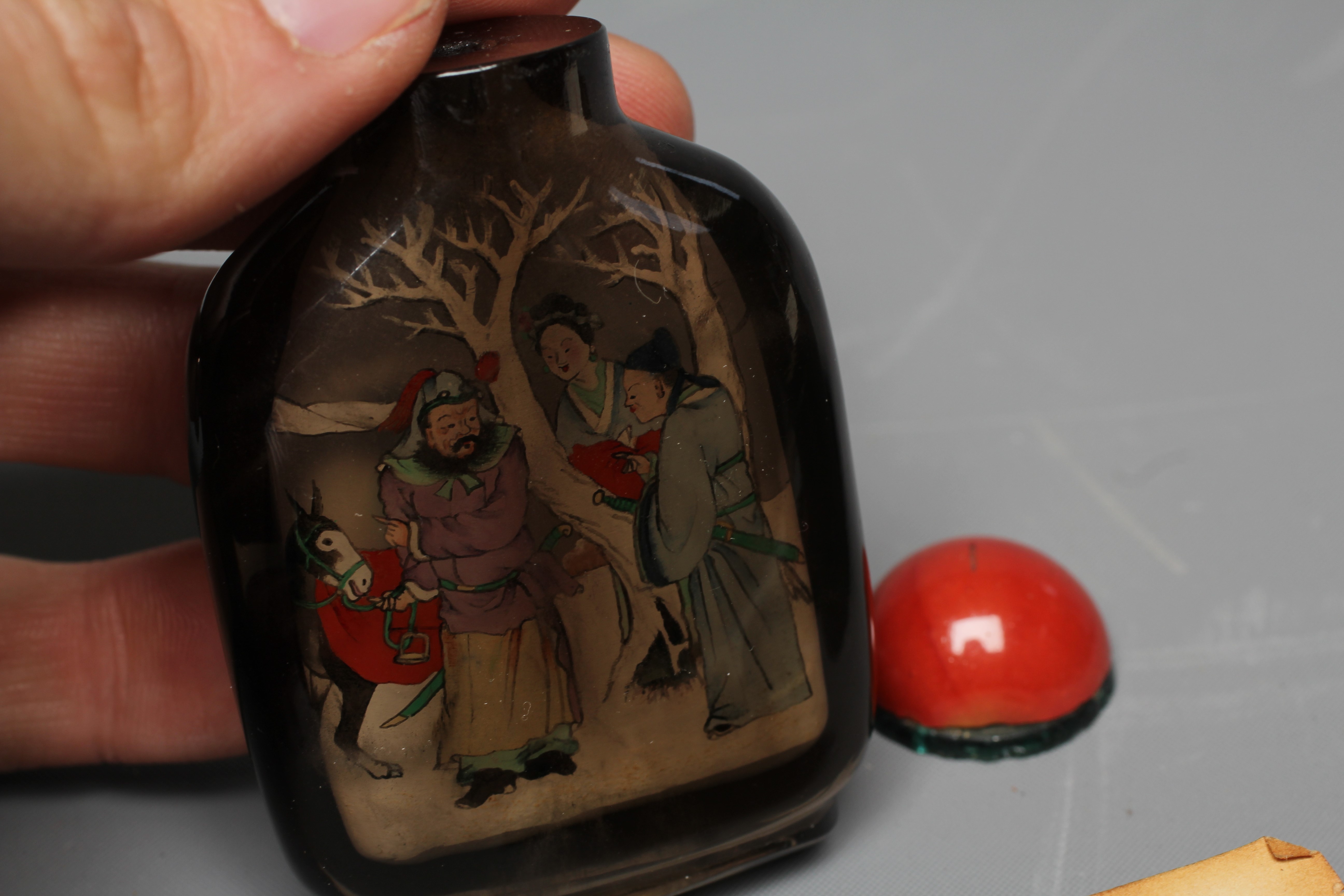 A SET OF TEN CHINESE MINIATURE SEALS including cornelian Image