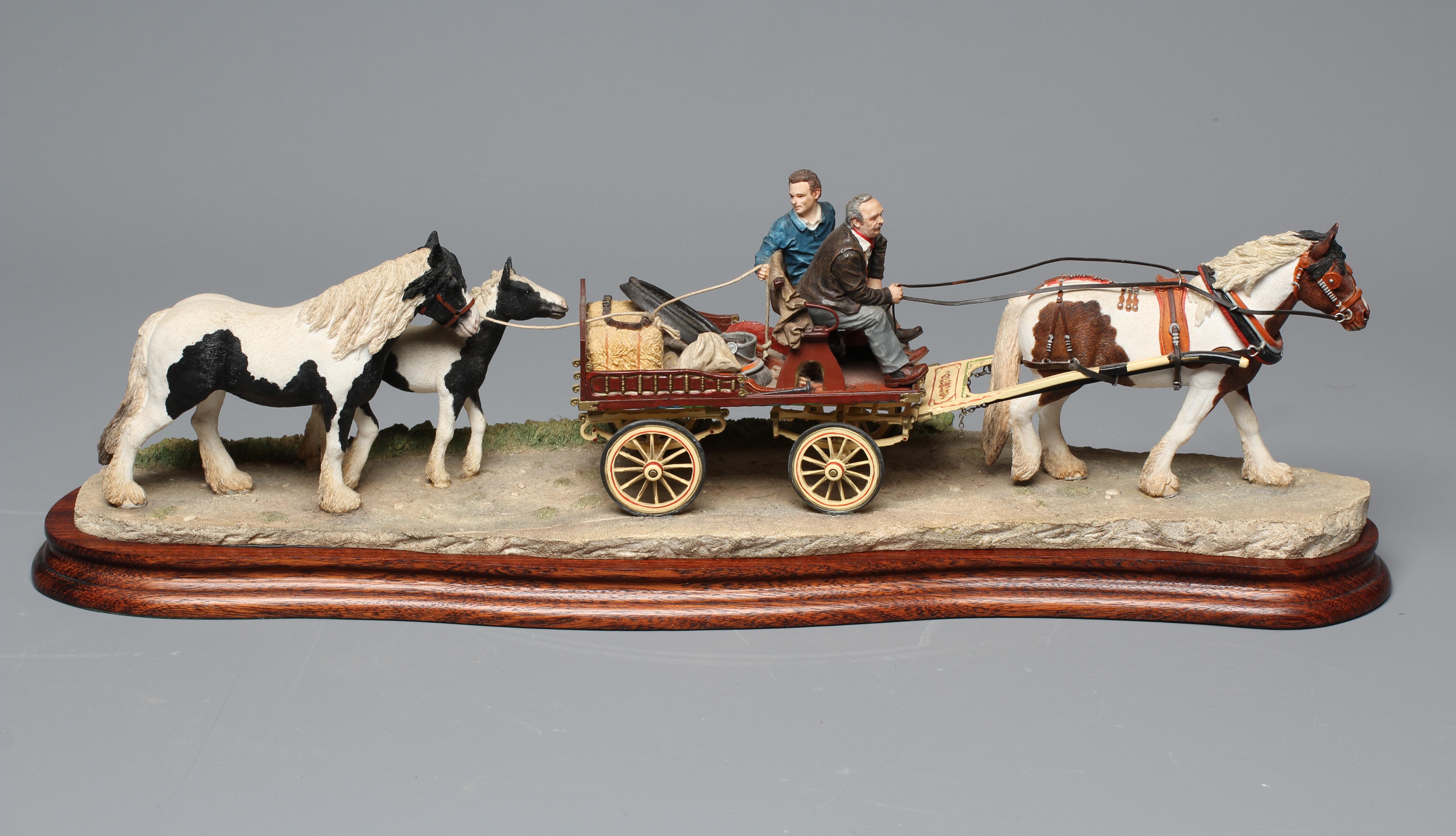A BORDER FINE ARTS GROUP - 'ALL SET FOR APPLEBY FAIR' model No. B1153, designed by Ray Ayre, number Image