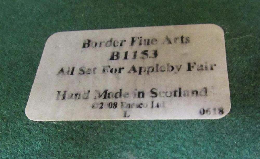 A BORDER FINE ARTS GROUP - 'ALL SET FOR APPLEBY FAIR' model No. B1153, designed by Ray Ayre, number Image