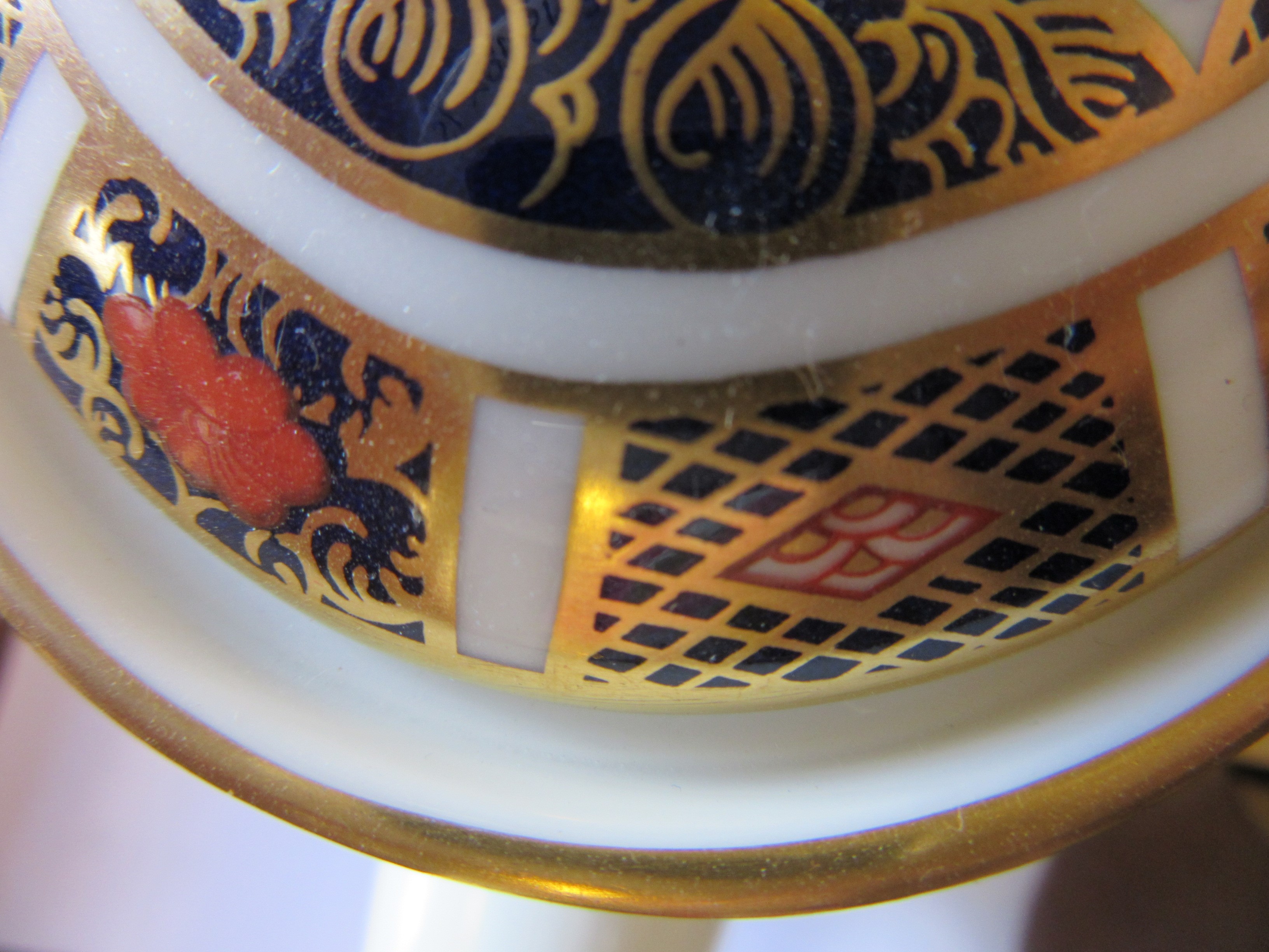 A ROYAL CROWN DERBY IMARI PATTERN TEA SERVICE Image