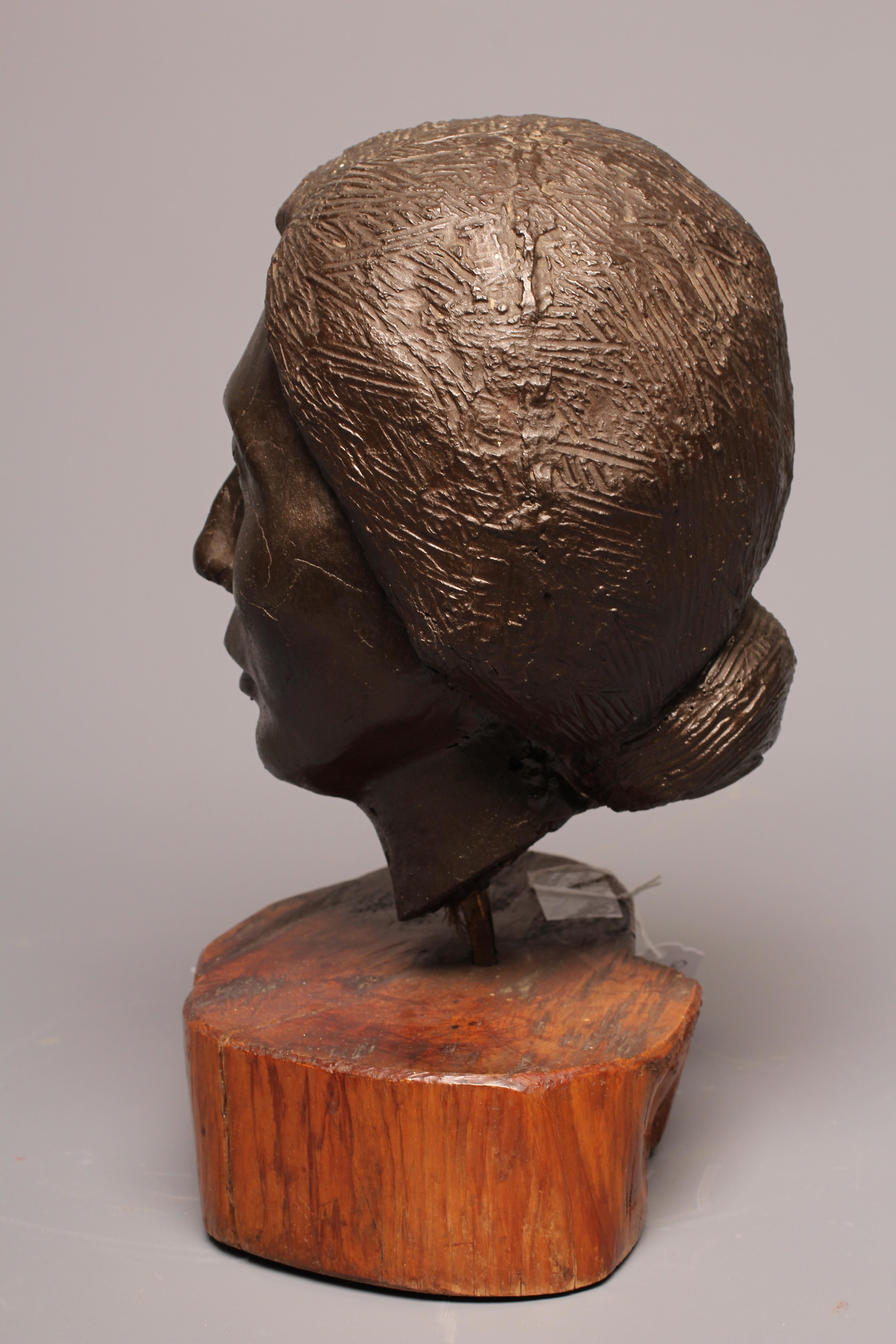 EUROPEAN SCHOOL (20th Century) Portrait bust of a lady from Asiatic Russia or the Russian Far East, Image