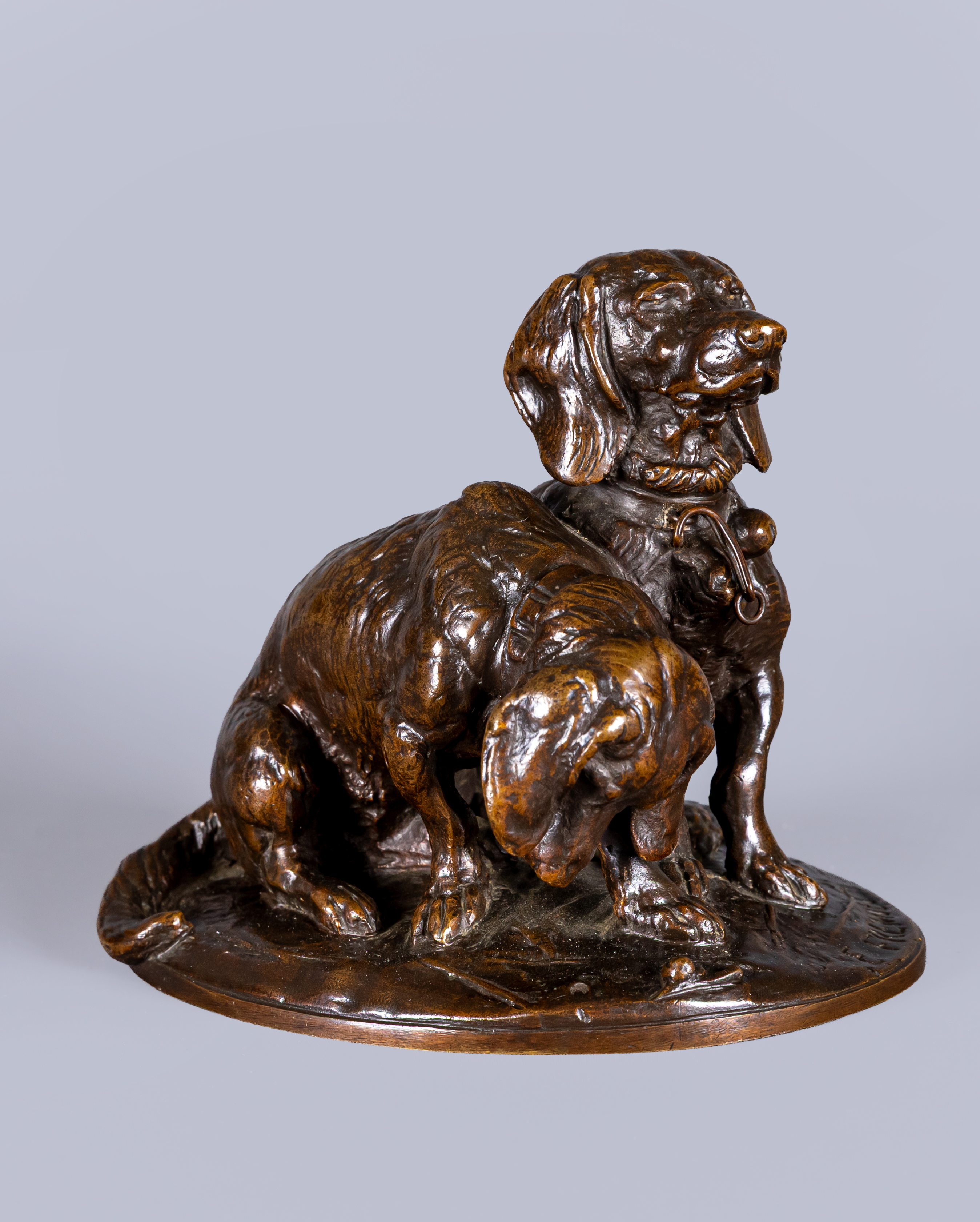 EMMANUEL FREMIET (1824-1910) Ravageot and Ravageole, signed 'E FREMIET/901', bronze with brown Image