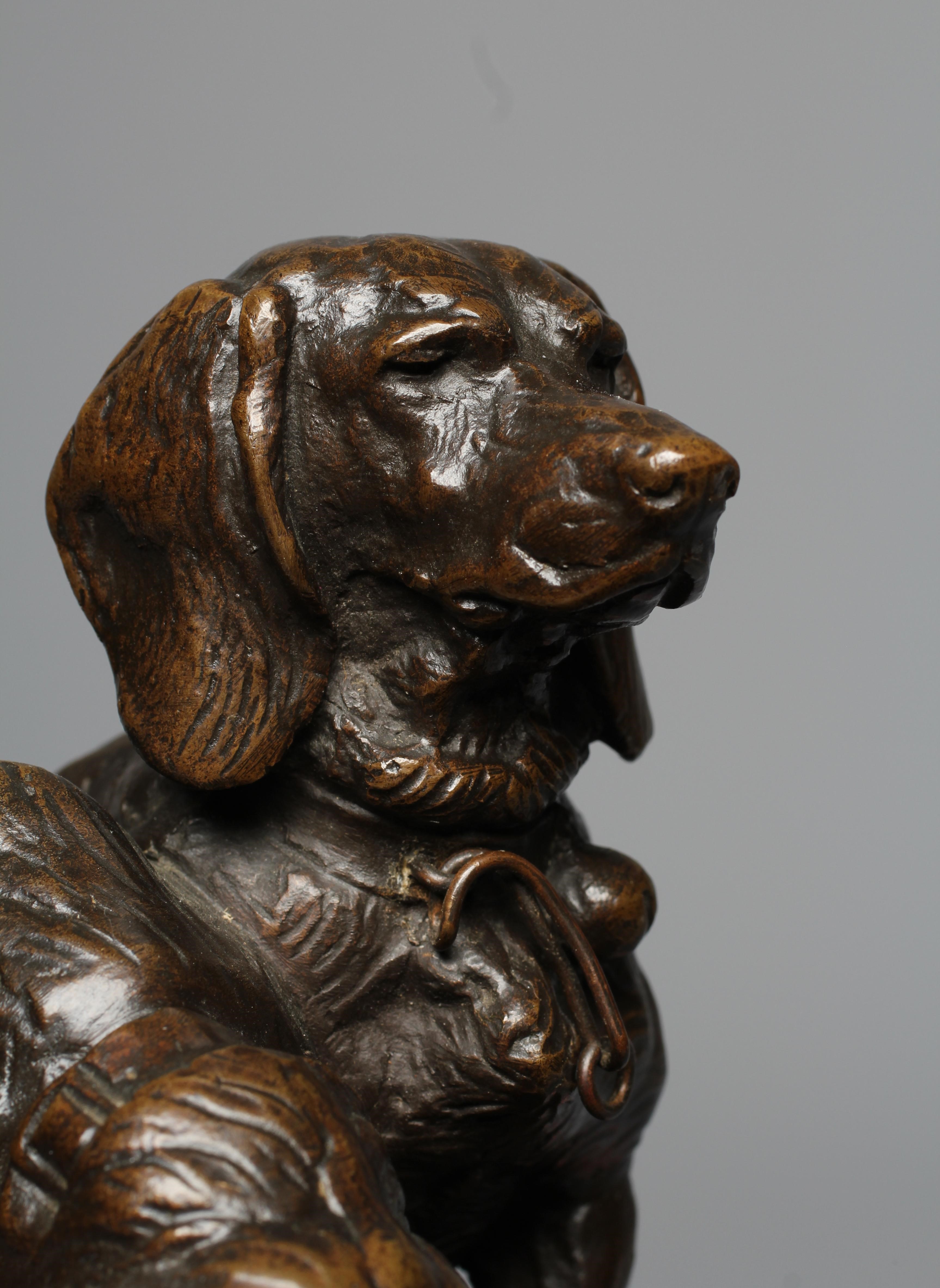 EMMANUEL FREMIET (1824-1910) Ravageot and Ravageole, signed 'E FREMIET/901', bronze with brown Image