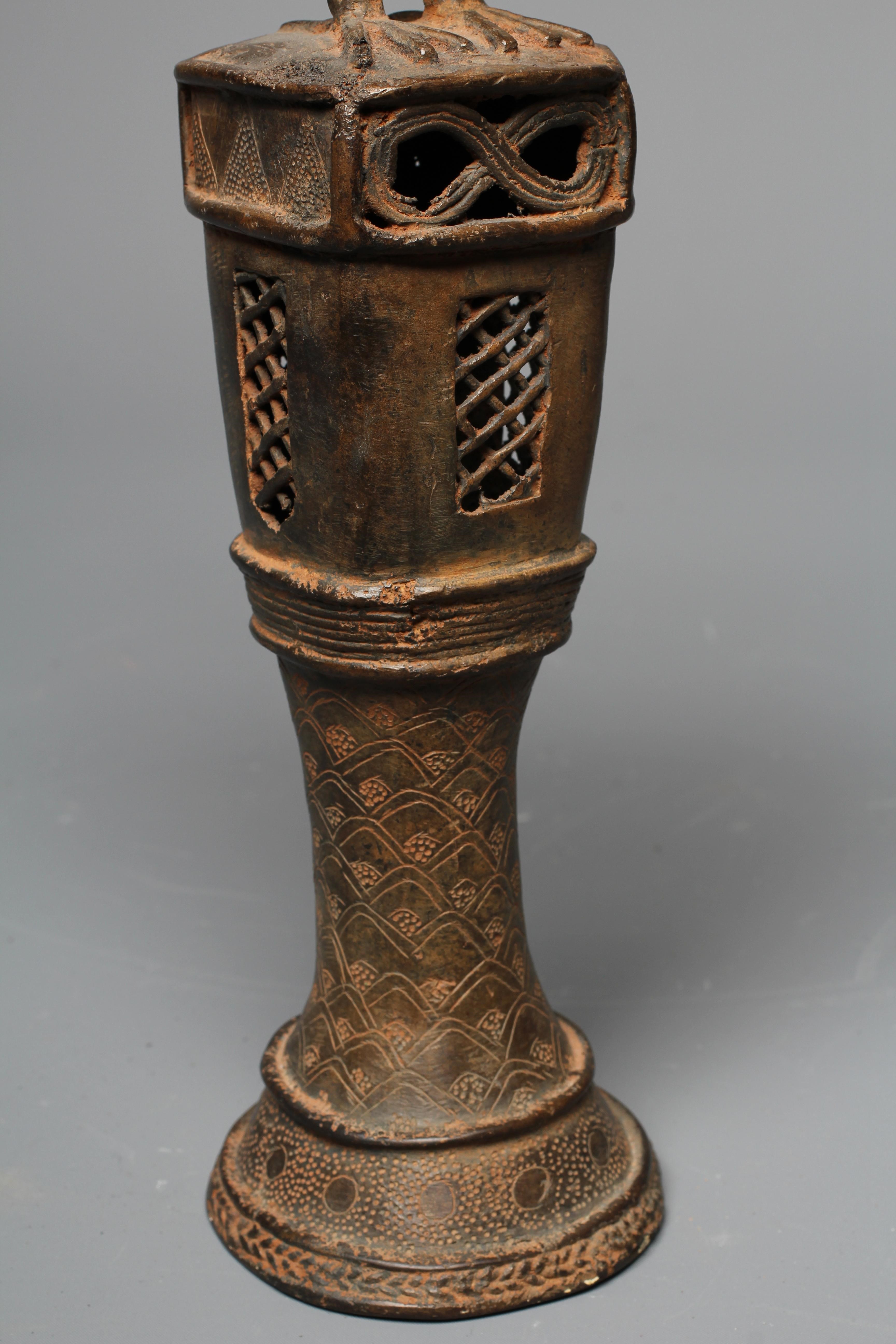 A BENIN BRASS IDIOPHONE Image
