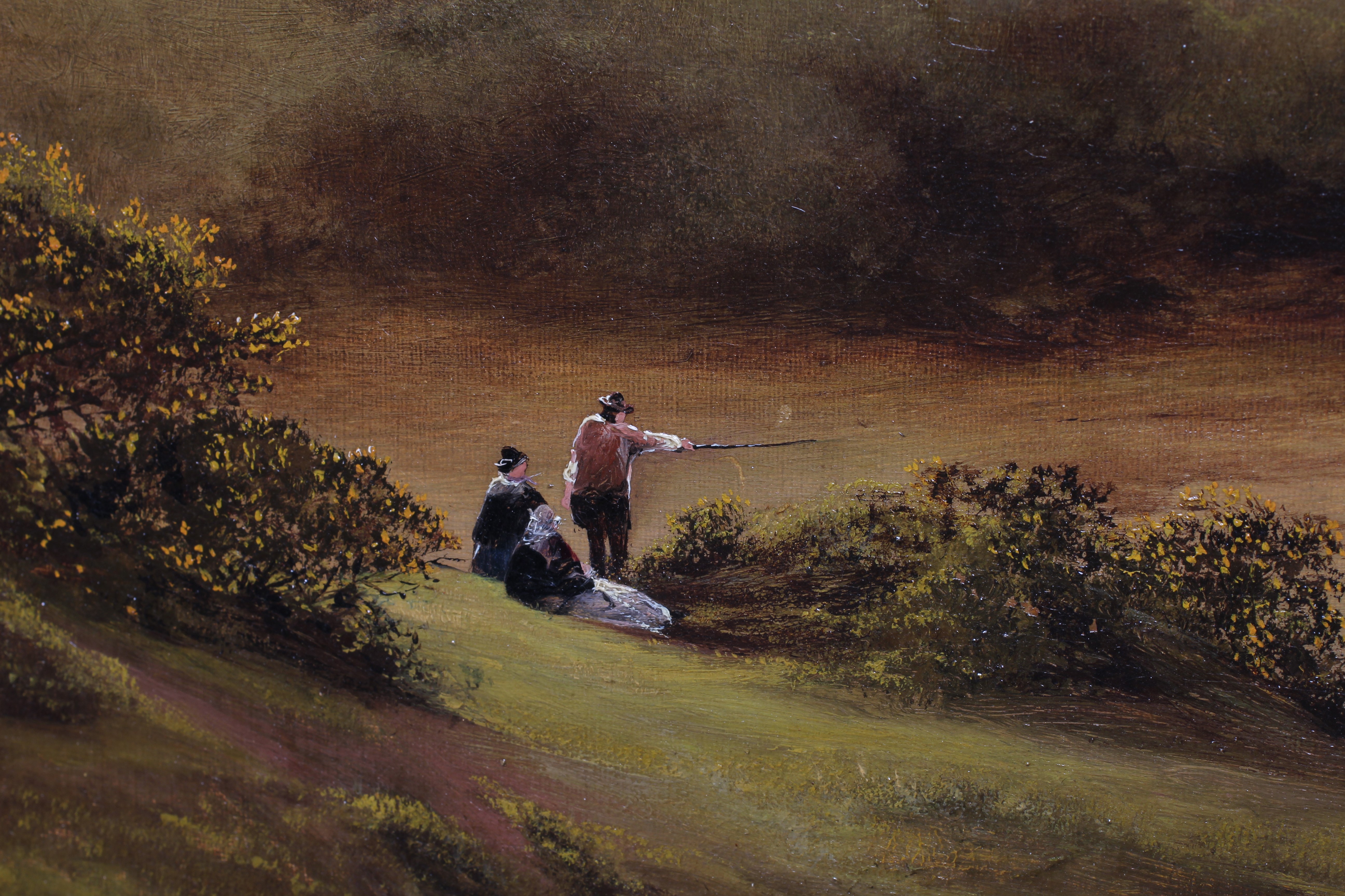 J W HAMILTON MARR (1846-1913) The Crusaders Castle on the Hill, signed lower left, oil on canvas, 19 Image