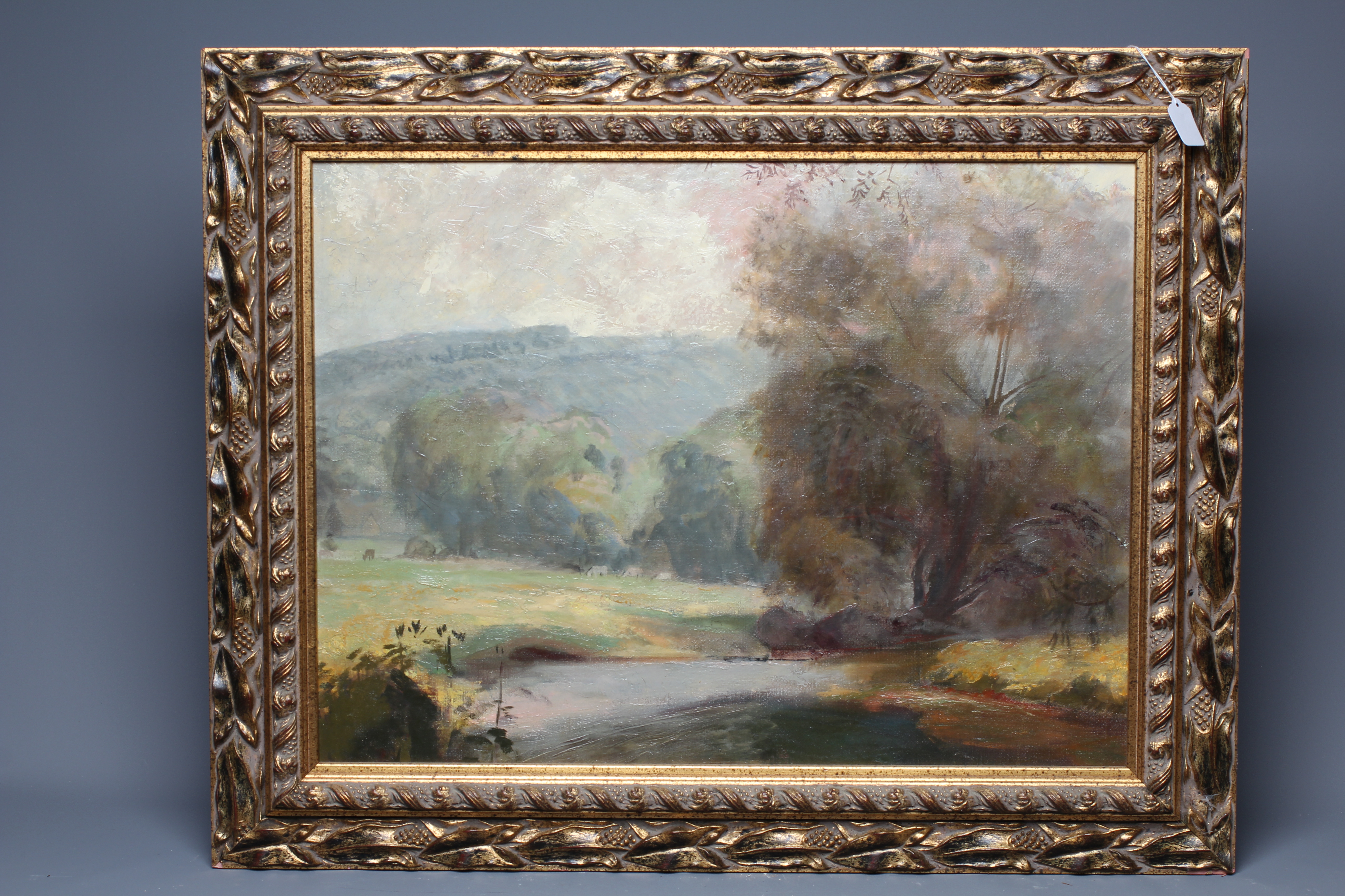 GEORGE BUTLER (1904-1999) Near Bakewell, oil on board, 22" x 29", modern gilt frame Image