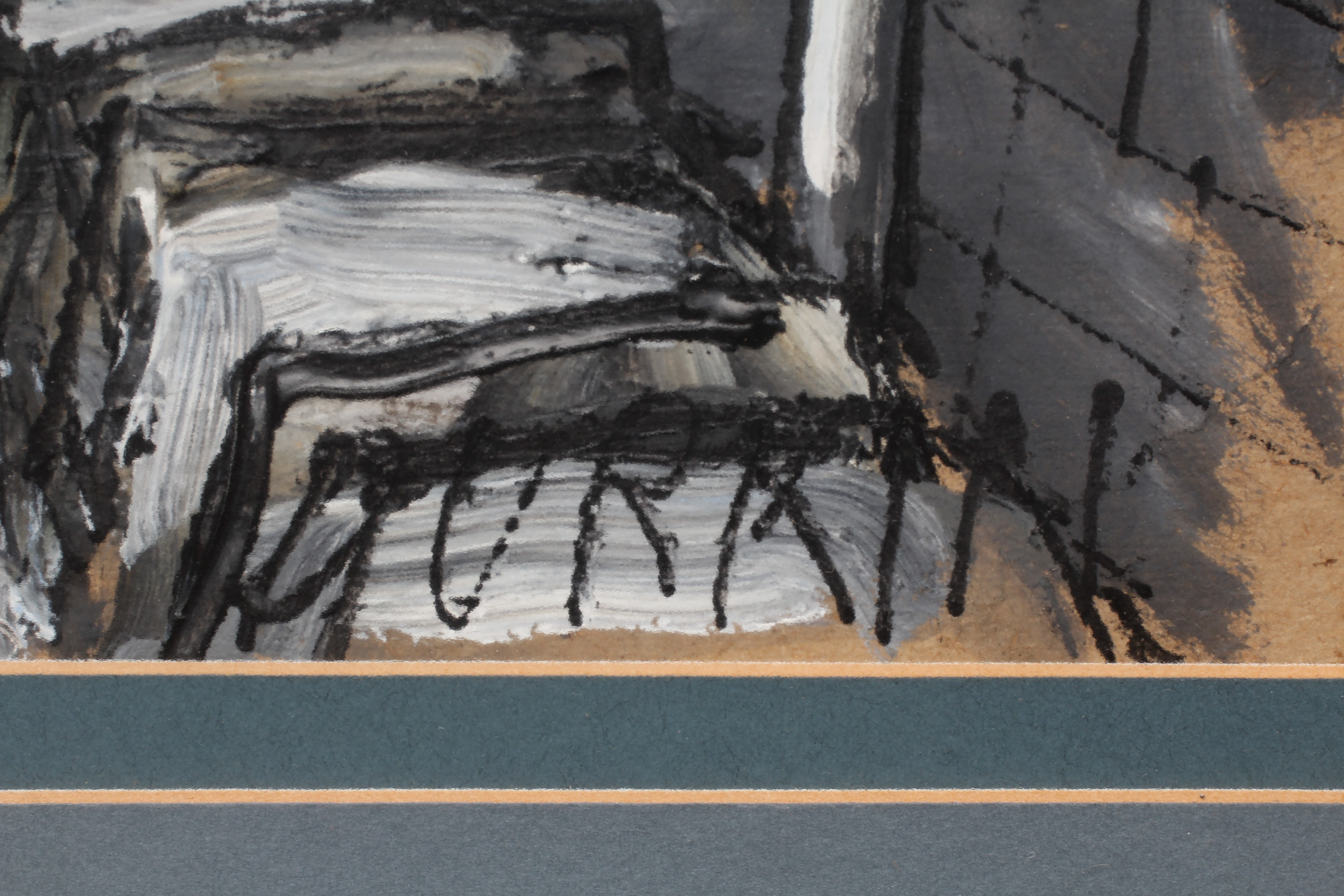 TOM DURKIN (1928-1990) Winter Street Scene, signed lower right, oil on board, 10 1/2" x 15 1/2", Image