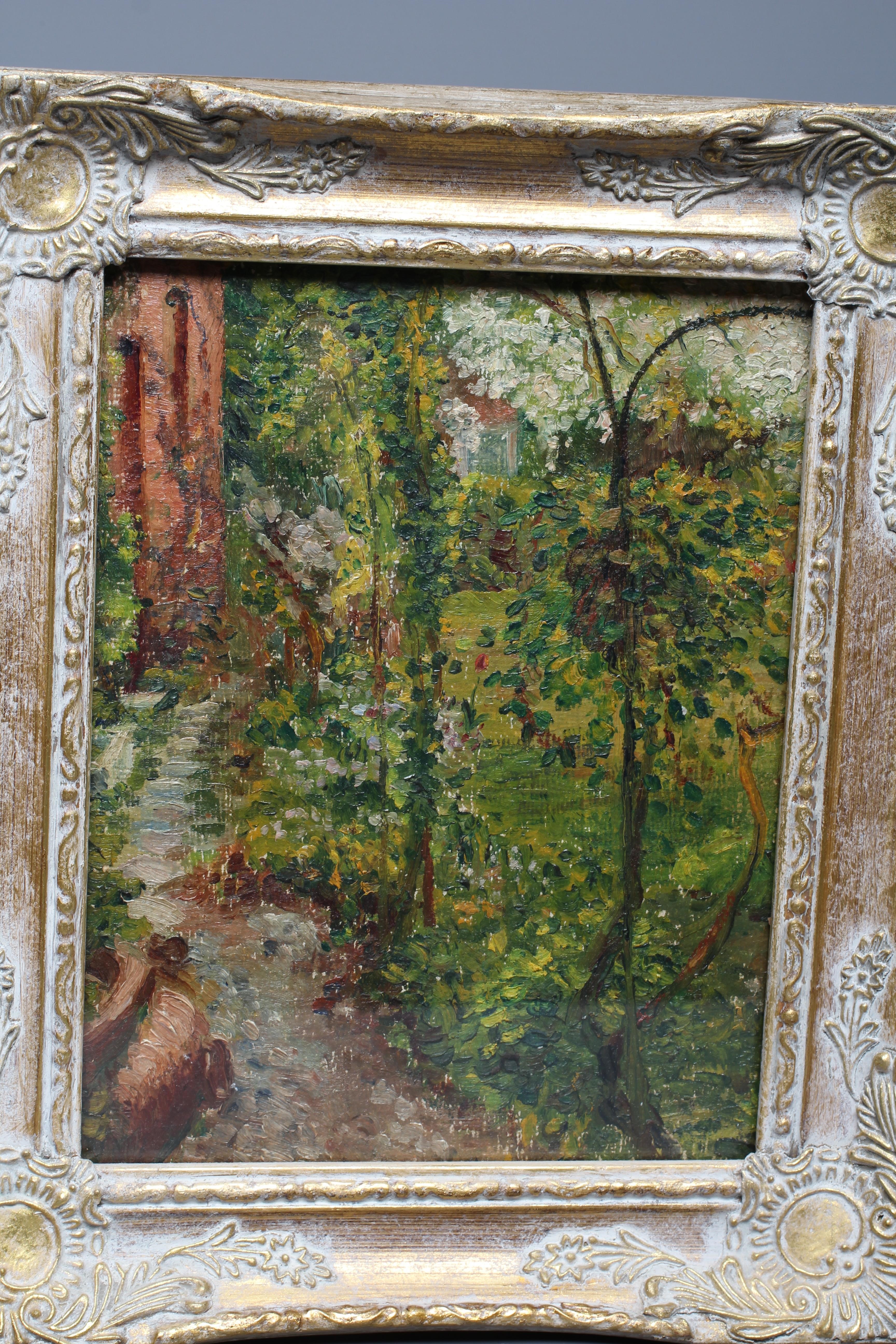 LEGRANDE (French School, Early 20th Century) 'The Garden Path' and 'Hillside View', a pair Image