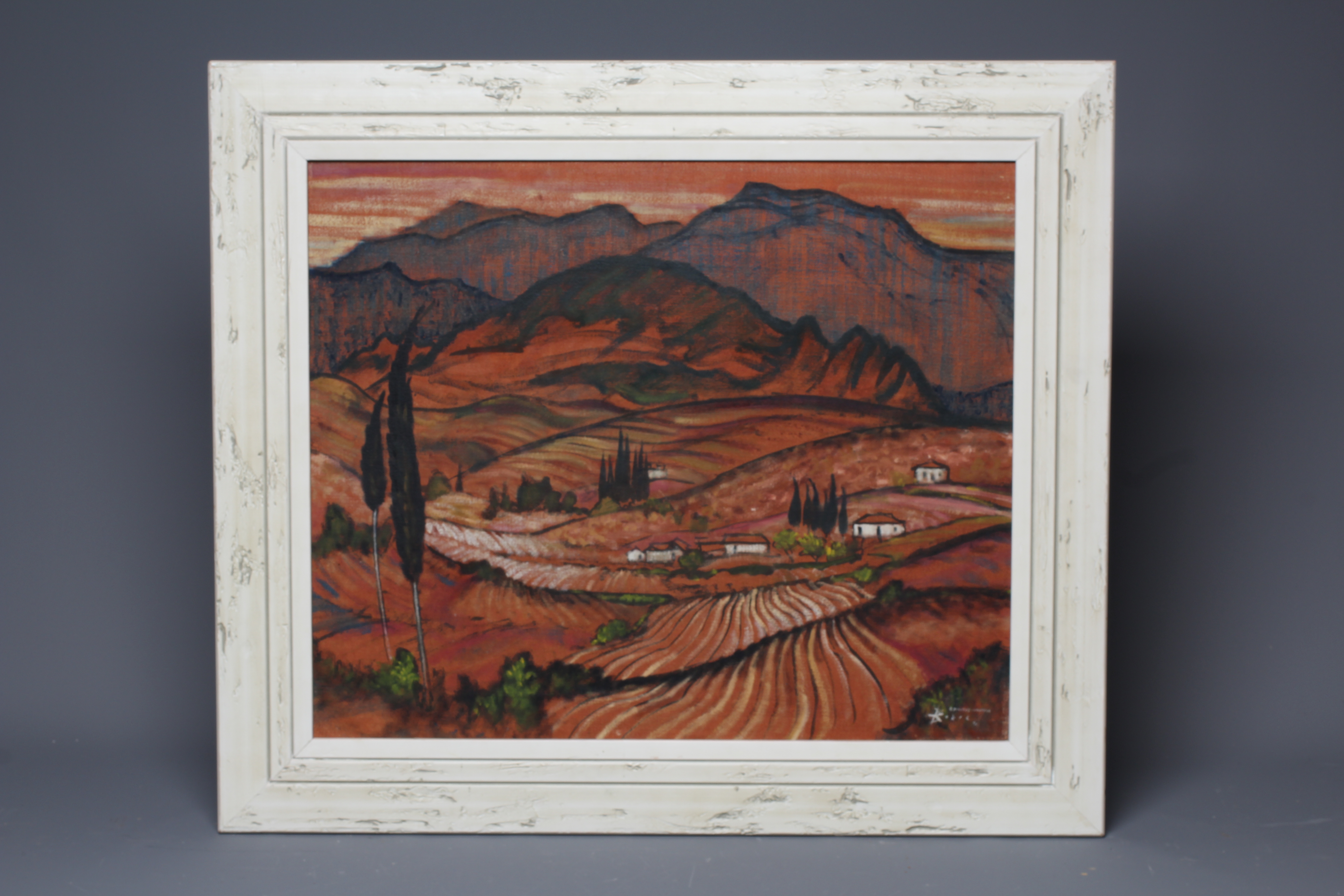BERIC YOUNG (1902-1963) Grecian Landscape Image