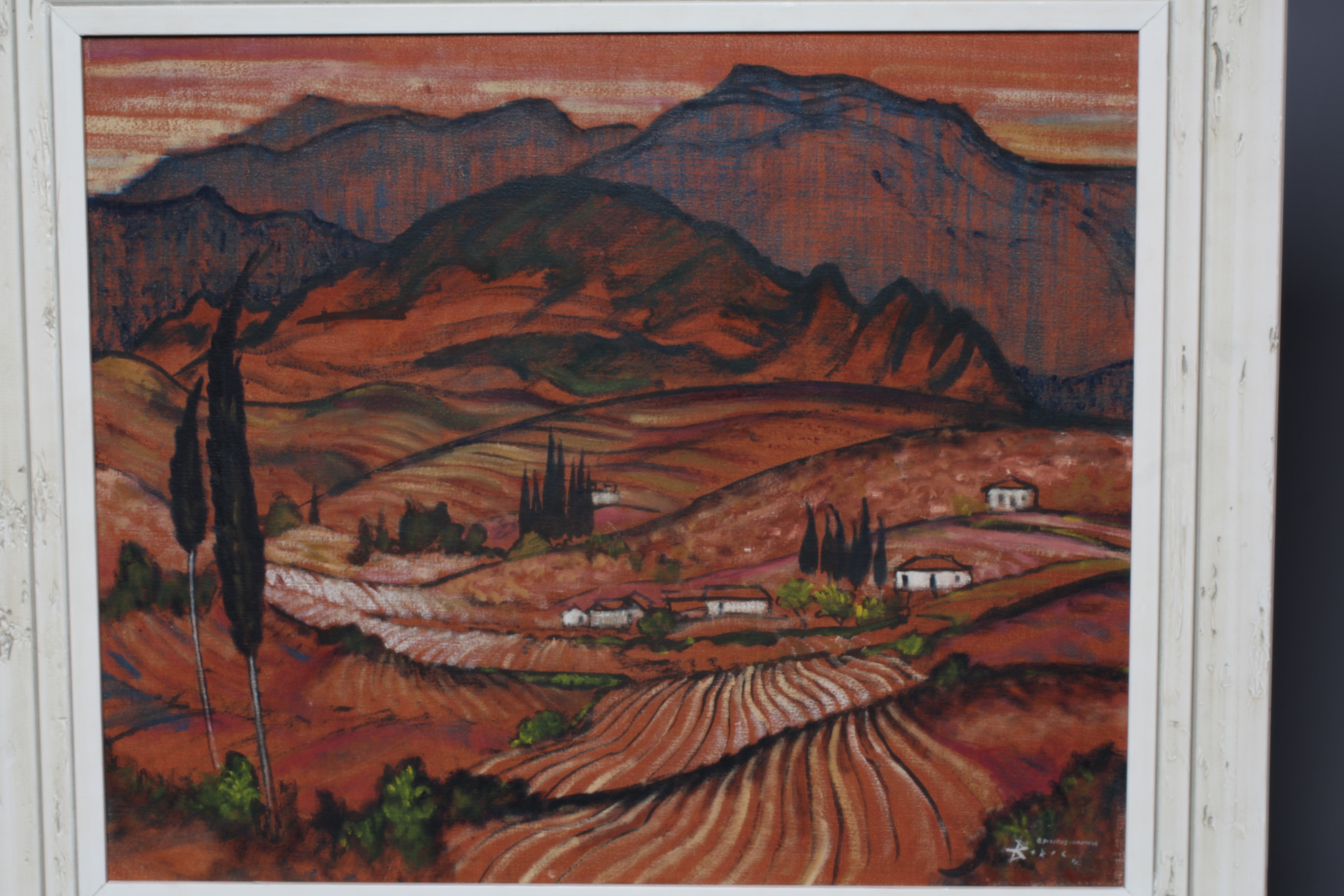BERIC YOUNG (1902-1963) Grecian Landscape Image